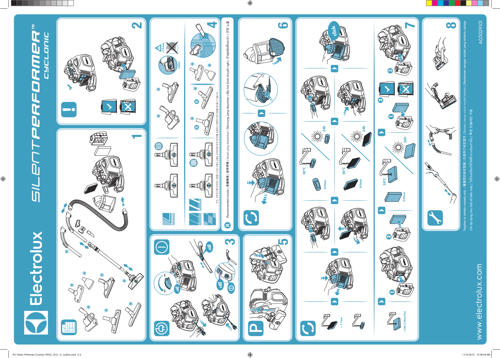 Electrolux ZSP4303PET User Manual