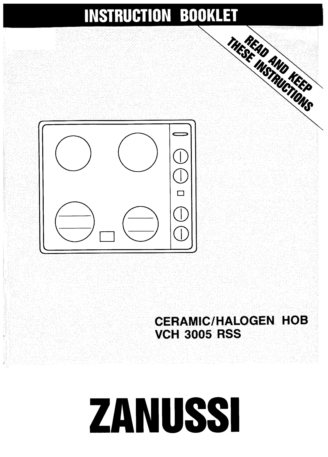 Zanussi VCH3005RSS/A User Manual