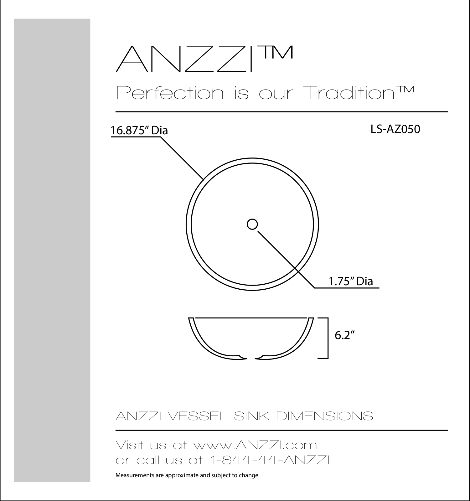 ANZZI ANZI1623 Specifications - ManualMachine.com