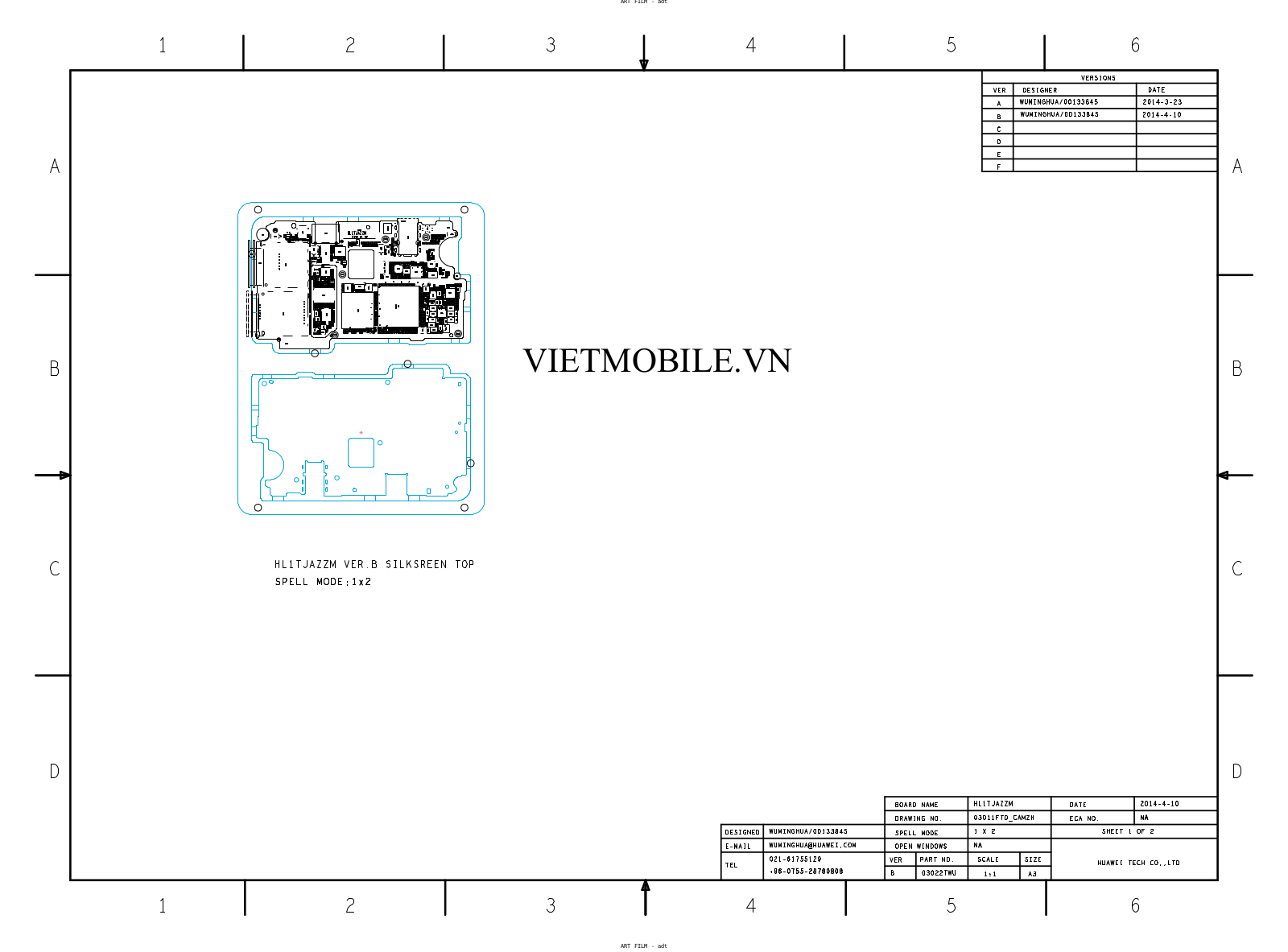 Huawei HL1TJAZZM Schematic - ManualMachine.com