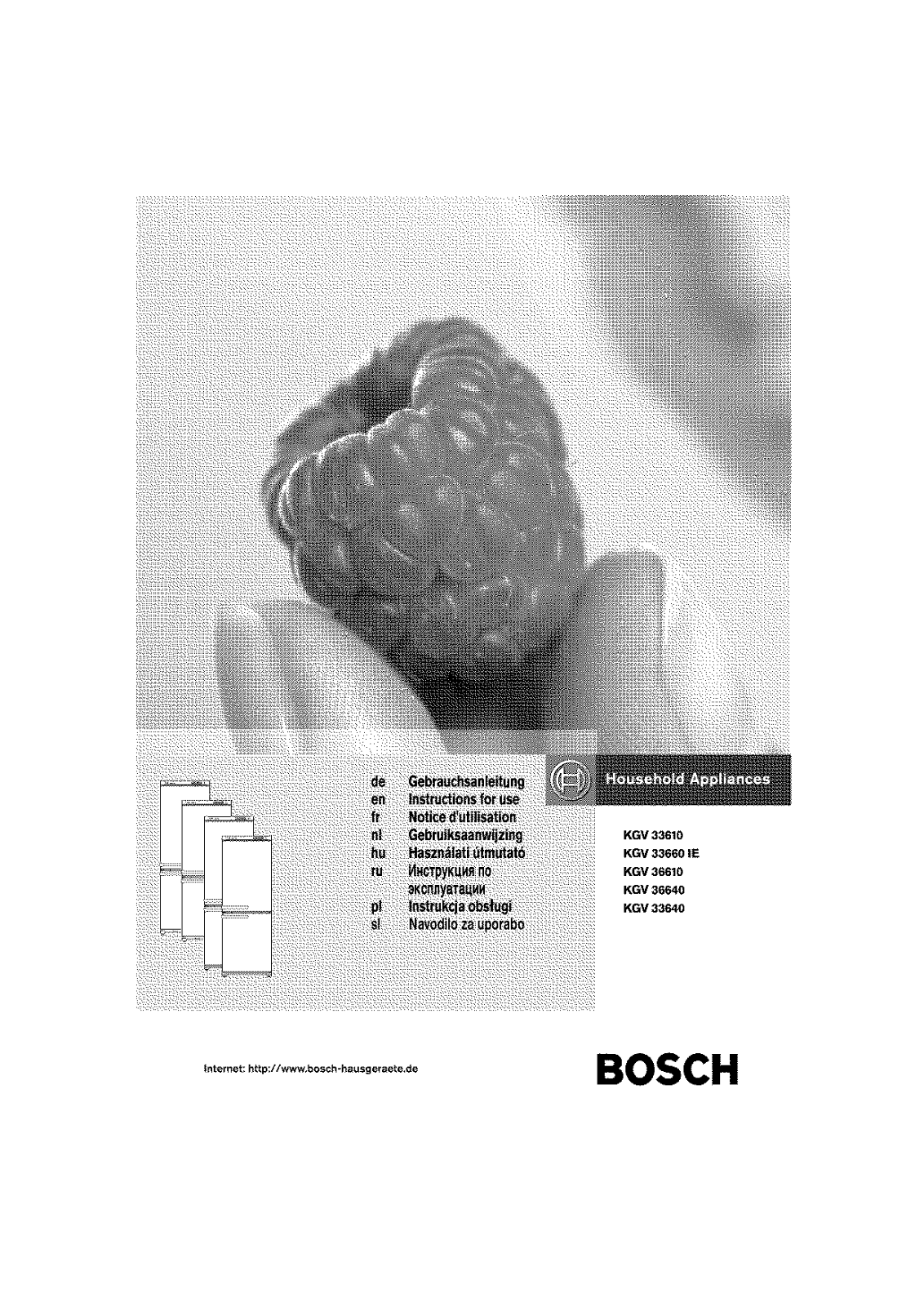 Bosch KGV 36640, KGV 33660 IE, KGV 33610 User manual