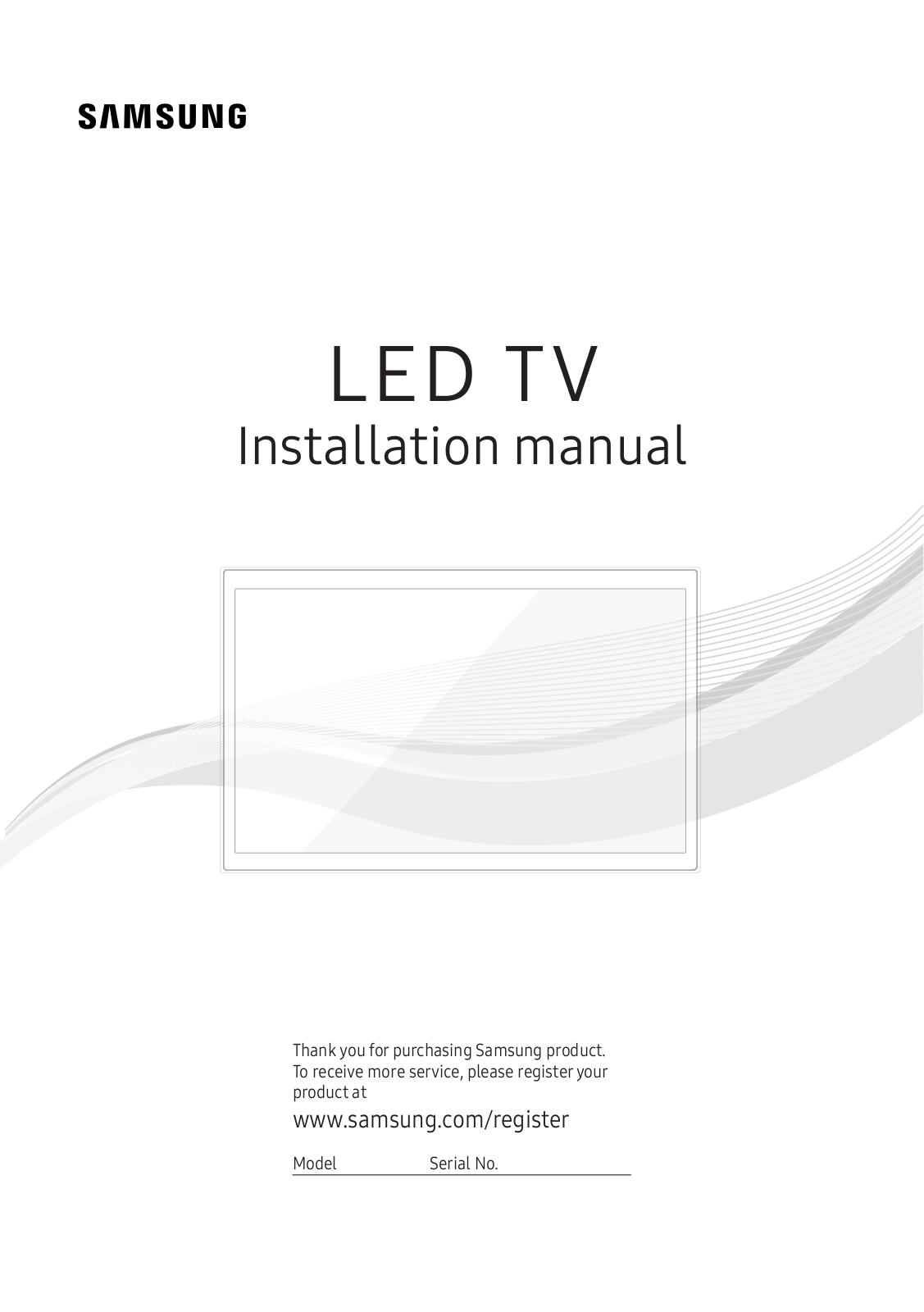 Samsung HG55NE890U, HG49NE890U User Manual