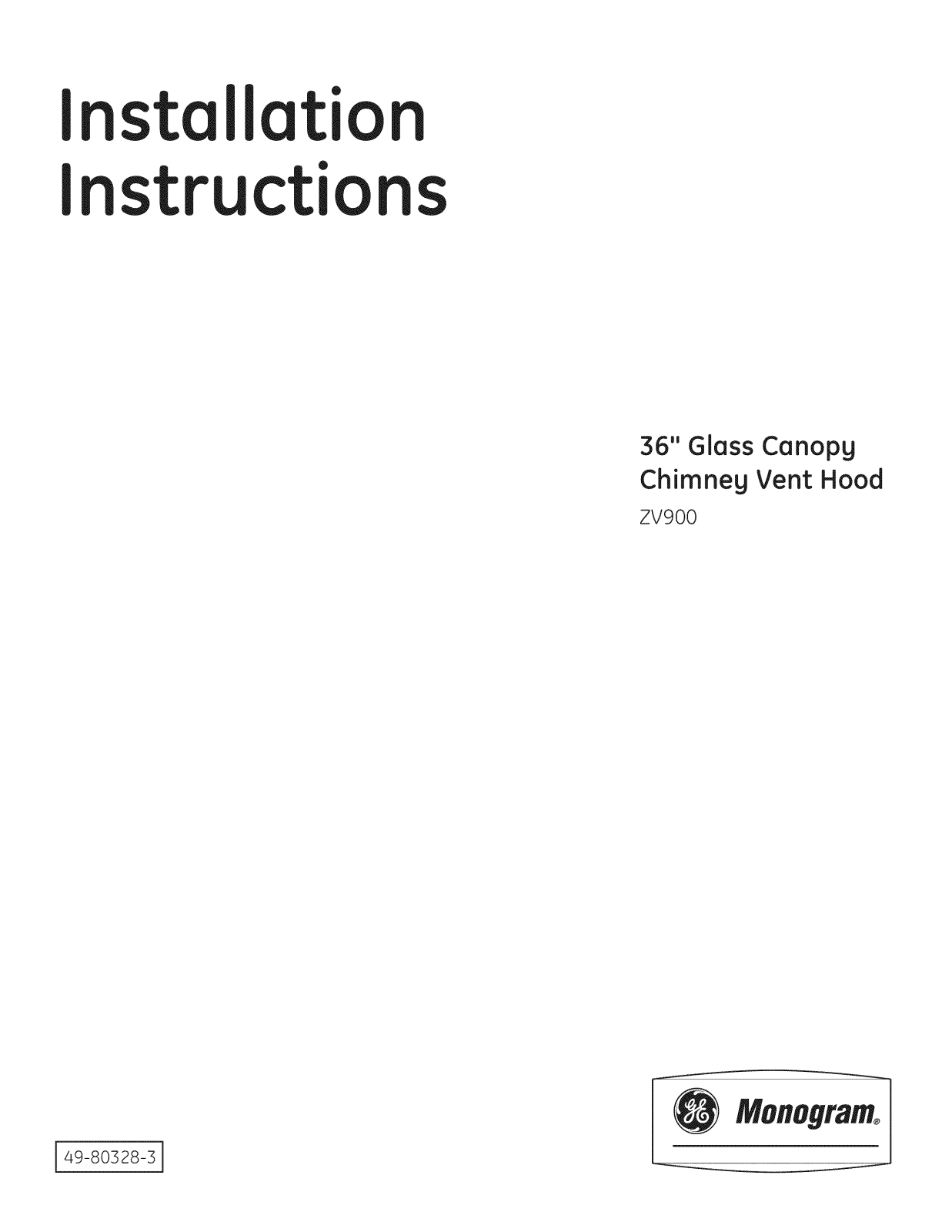 GE ZV900SL1SS, ZV900SL2SS, ZV900SL3SS Installation Guide - ManualMachine.com
