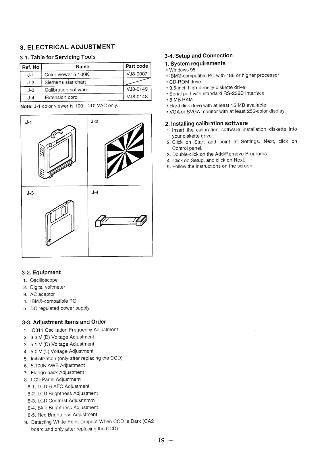 SANYO VPC-G200 ELEKTRICAL