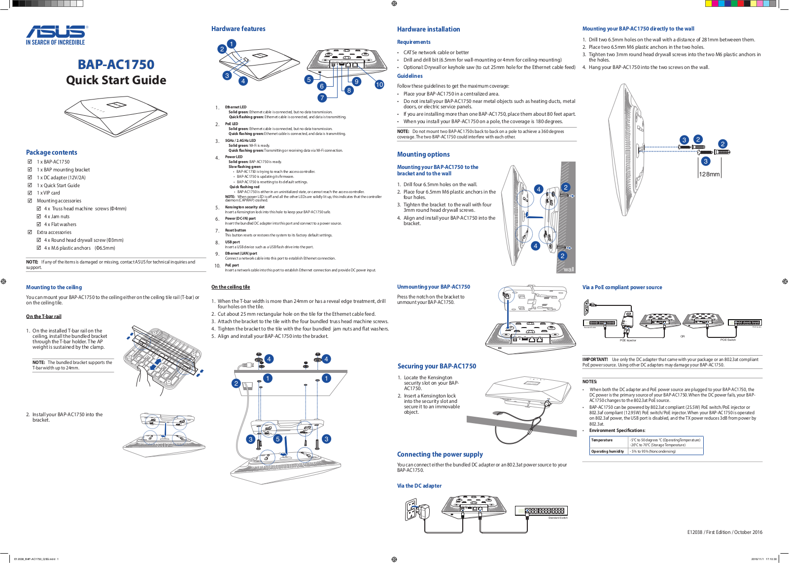 ASUSTeK Computer BAPAC1750 User Manual