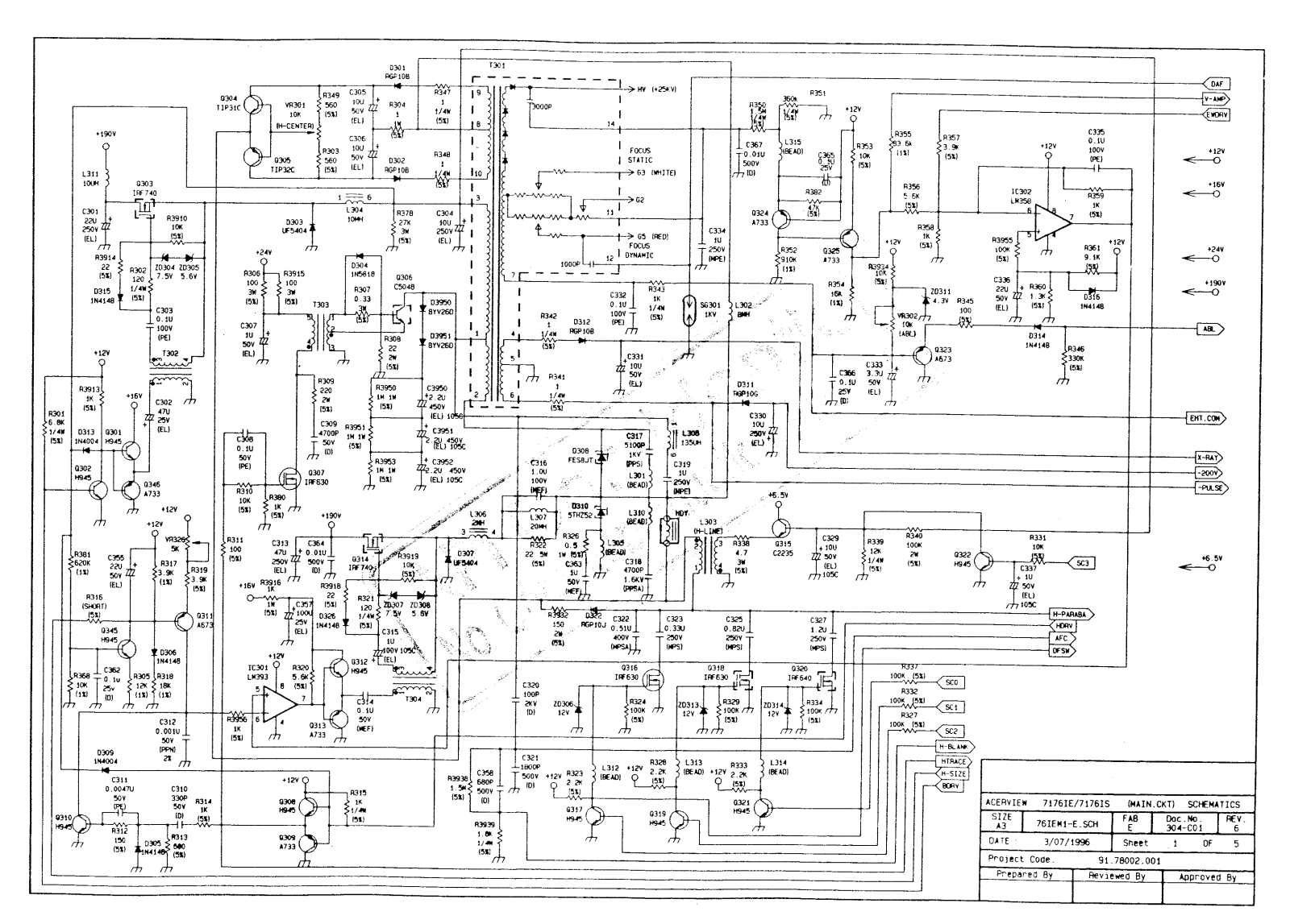 Acer 7176 IE, 7176 IS Schematic