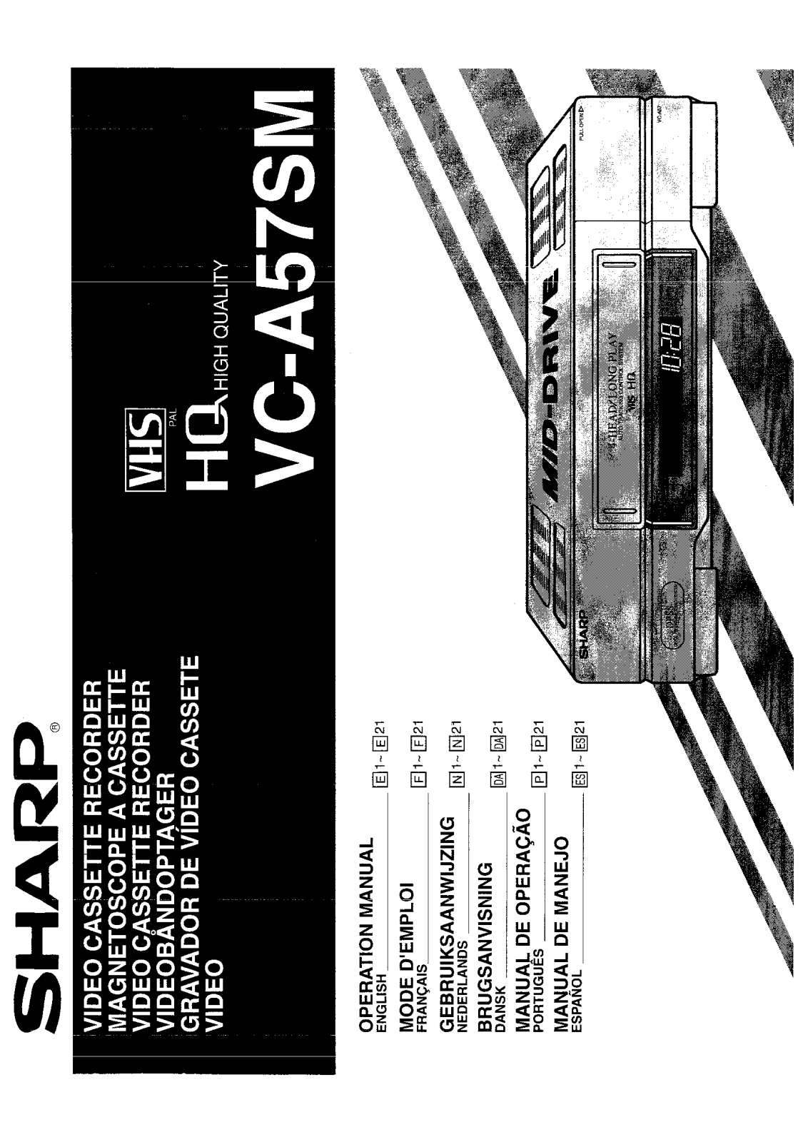 Sharp VC-A57SM User Manual