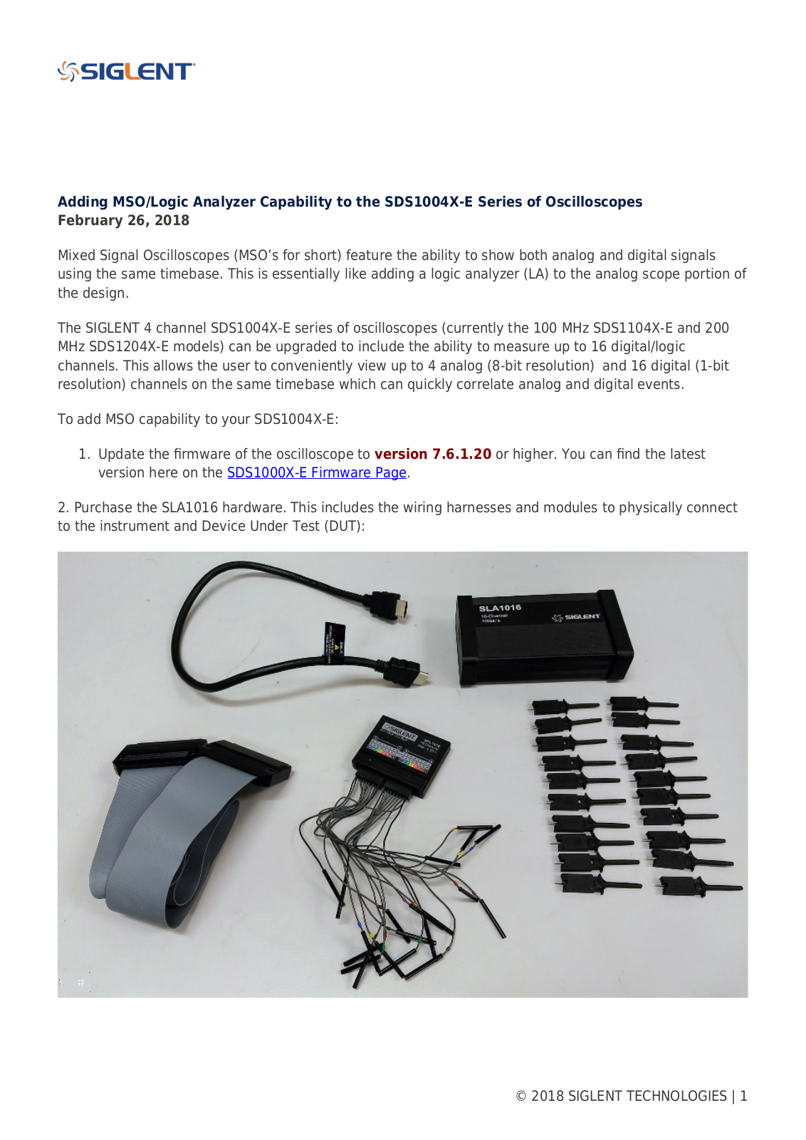 Siglent SLA1016 User guide - ManualMachine.com