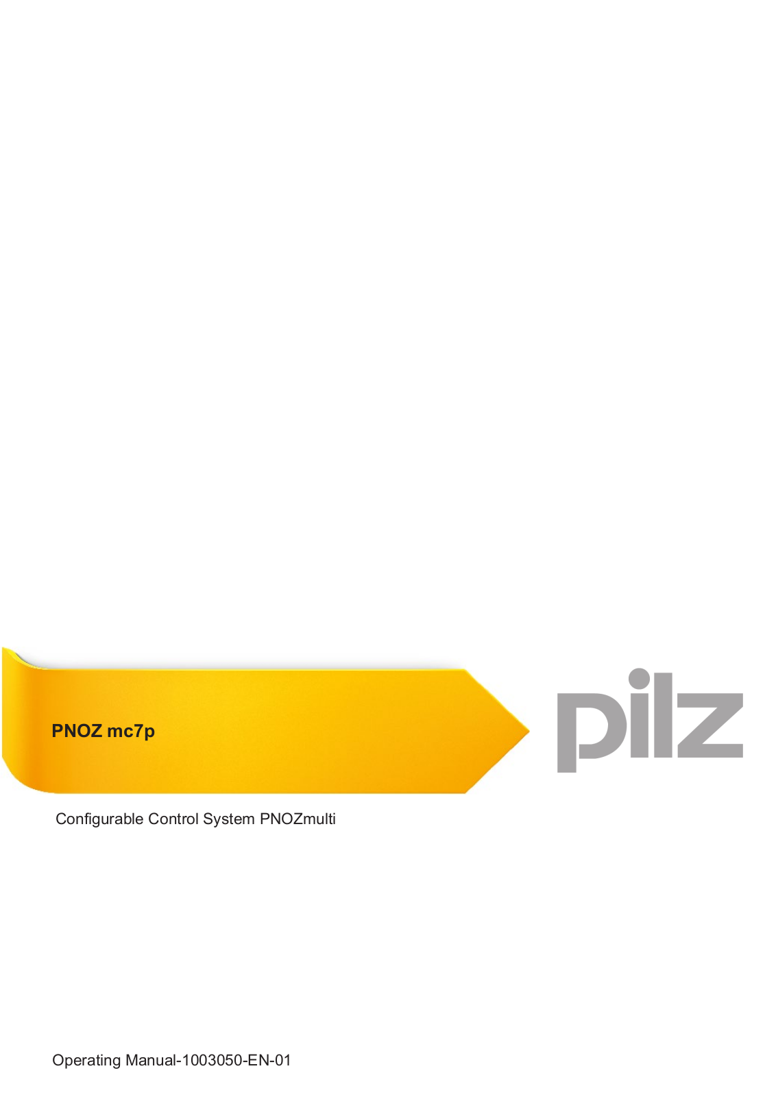 Pilz PNOZ mc7p CC-Link coated version User Manual