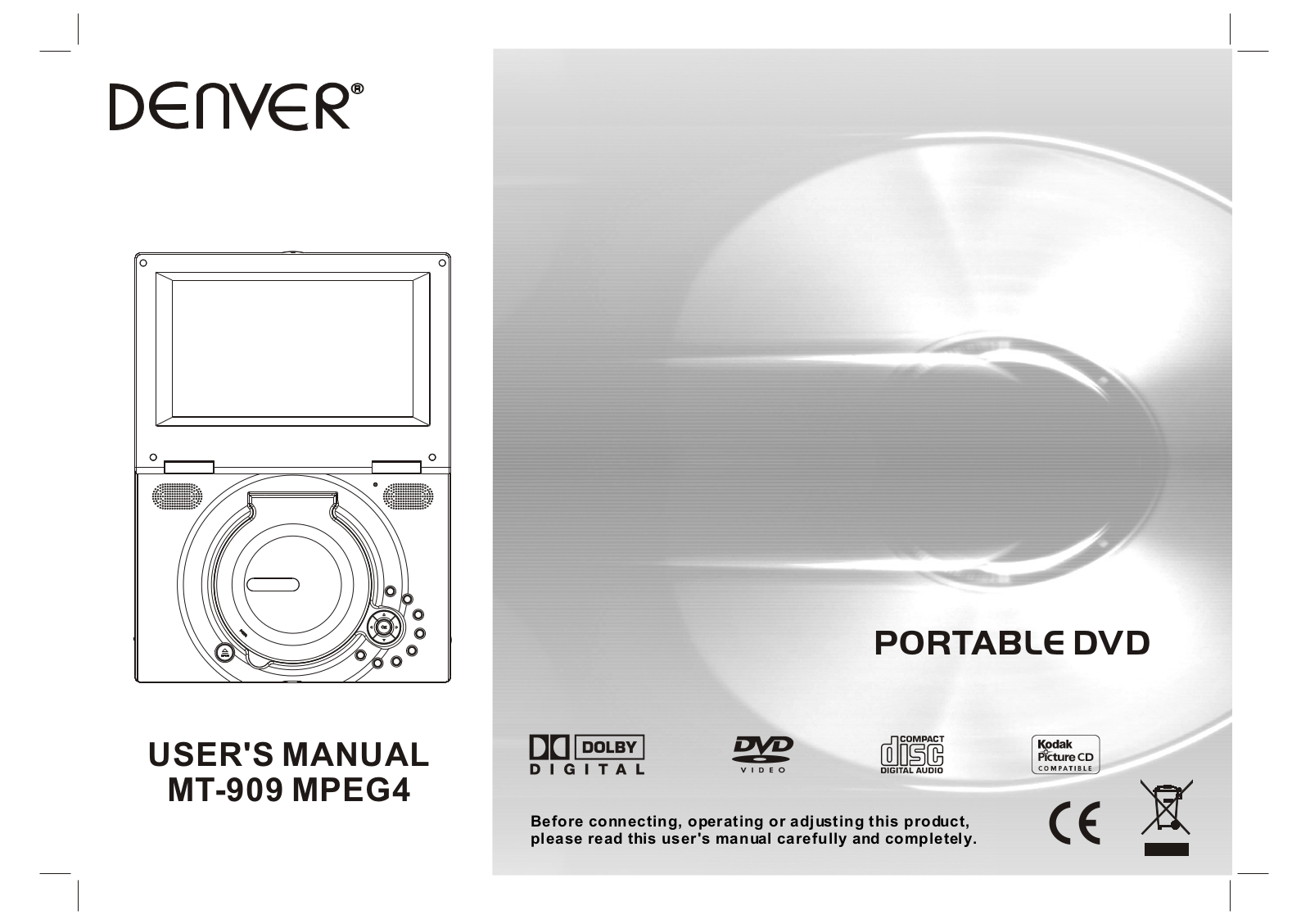 Denver MT-909 User Manual