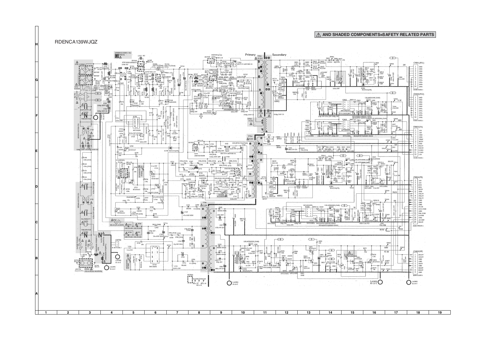 SHARP RDENCA139WJQZ schematic