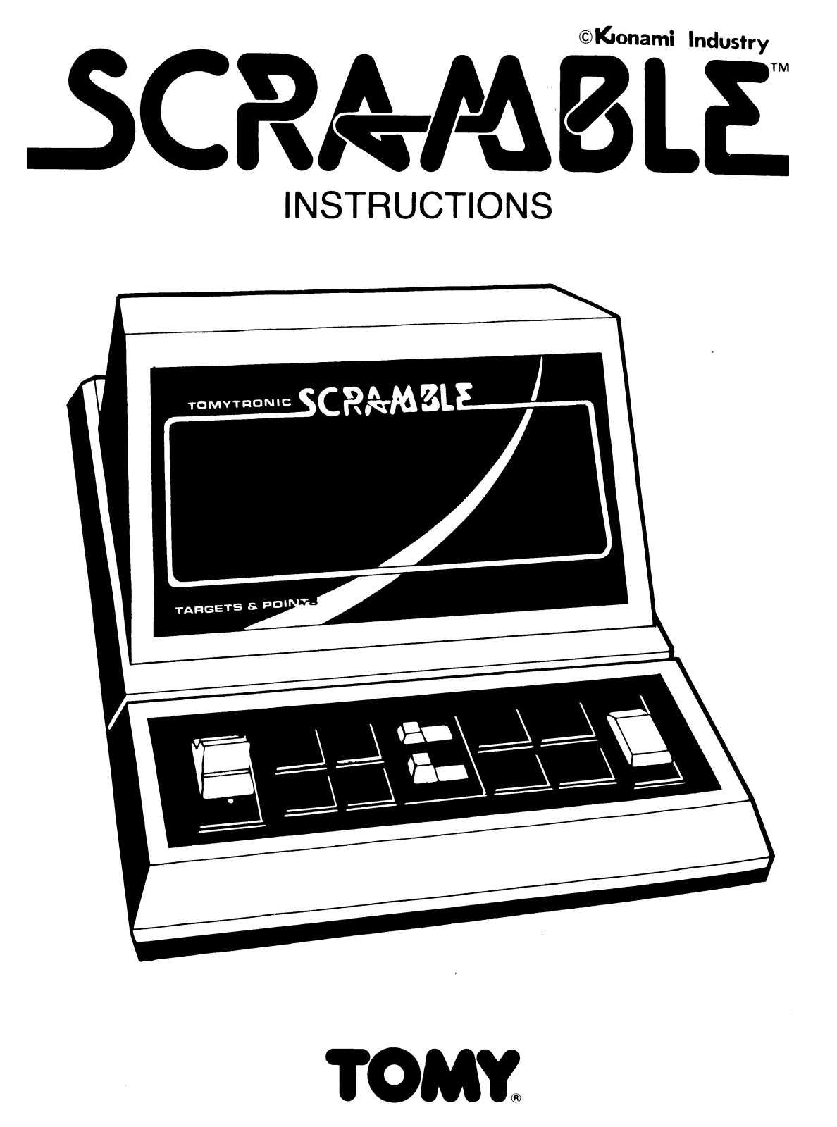 Tomy Scramble User Guide