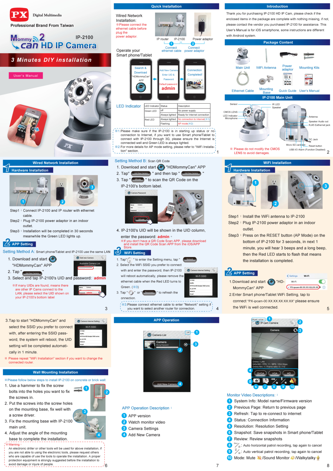 Trans Electric IP2100LINXCAM Users Manual