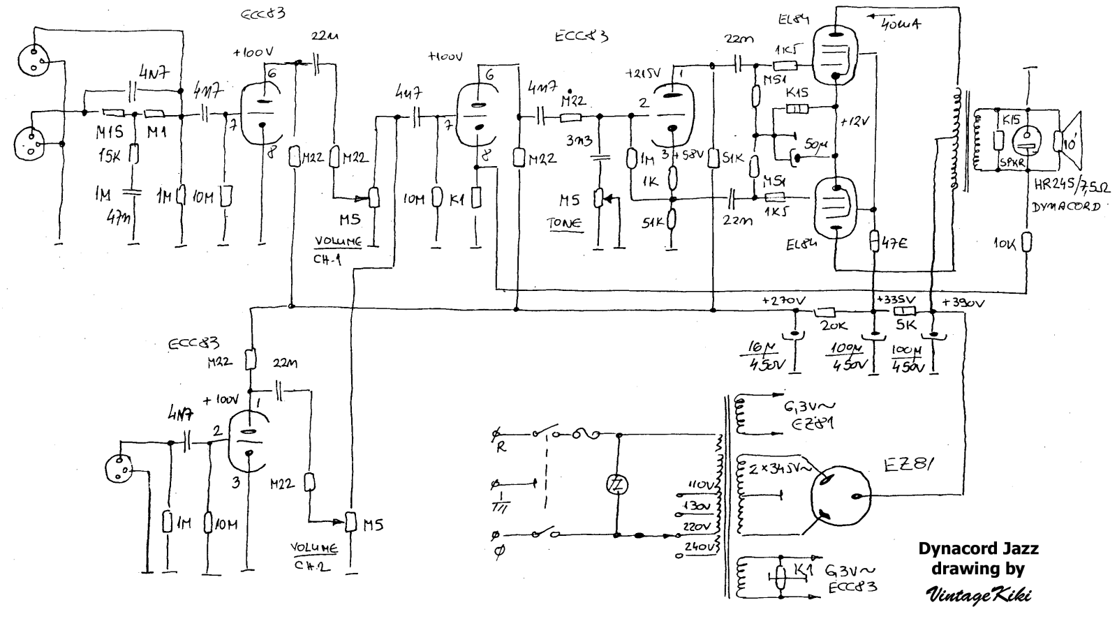 Dynacord Jazz Schematic