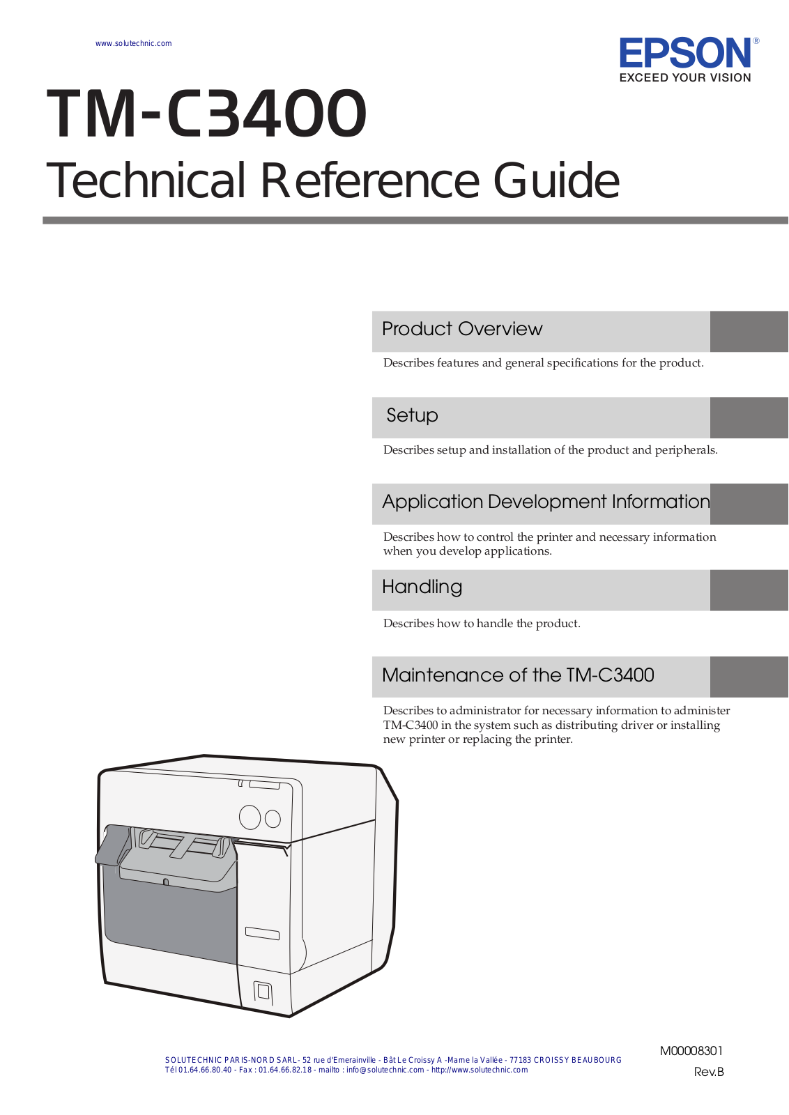 EPSON TM-C3400 User Guide