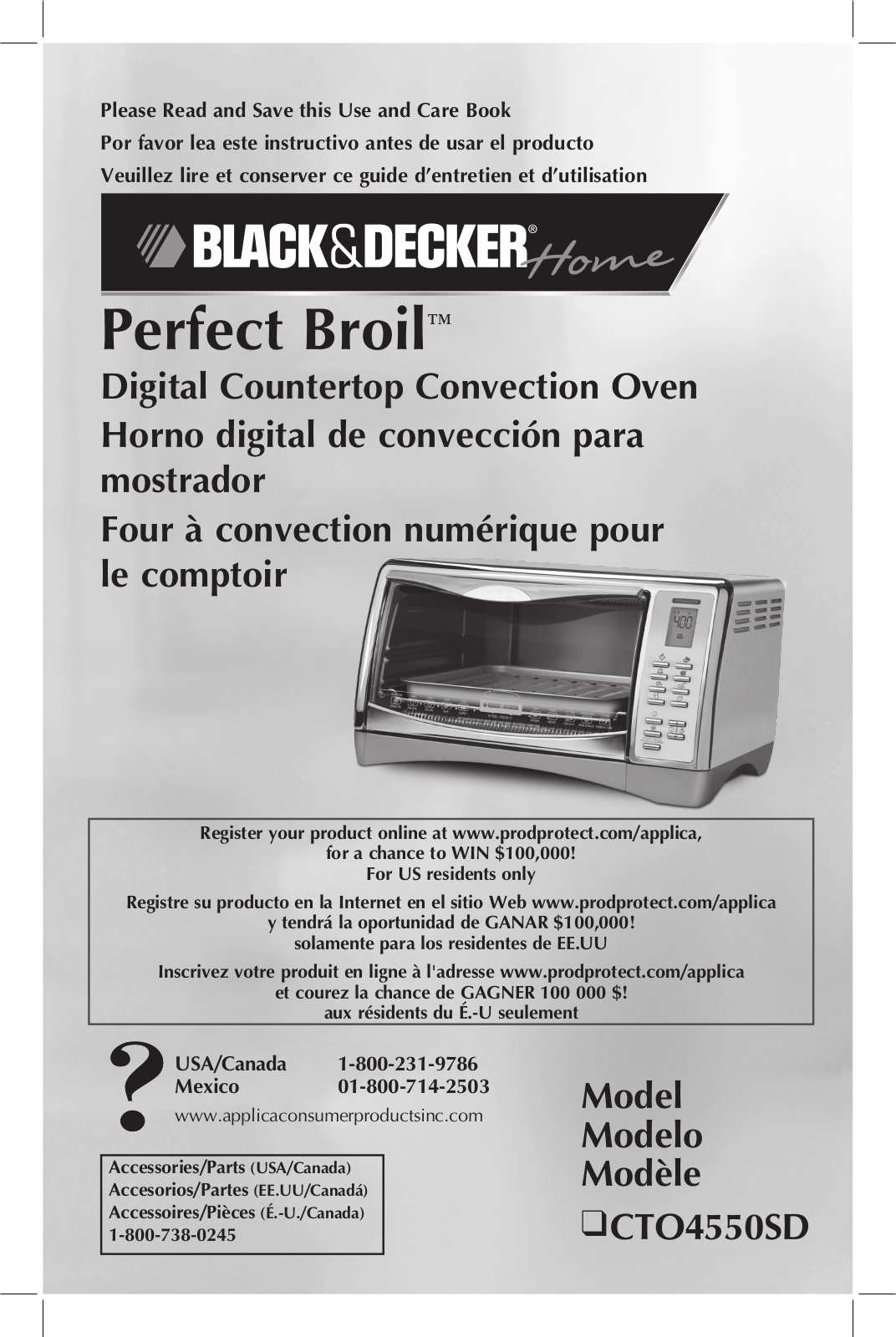 Black & Decker CTO4550SD User Manual