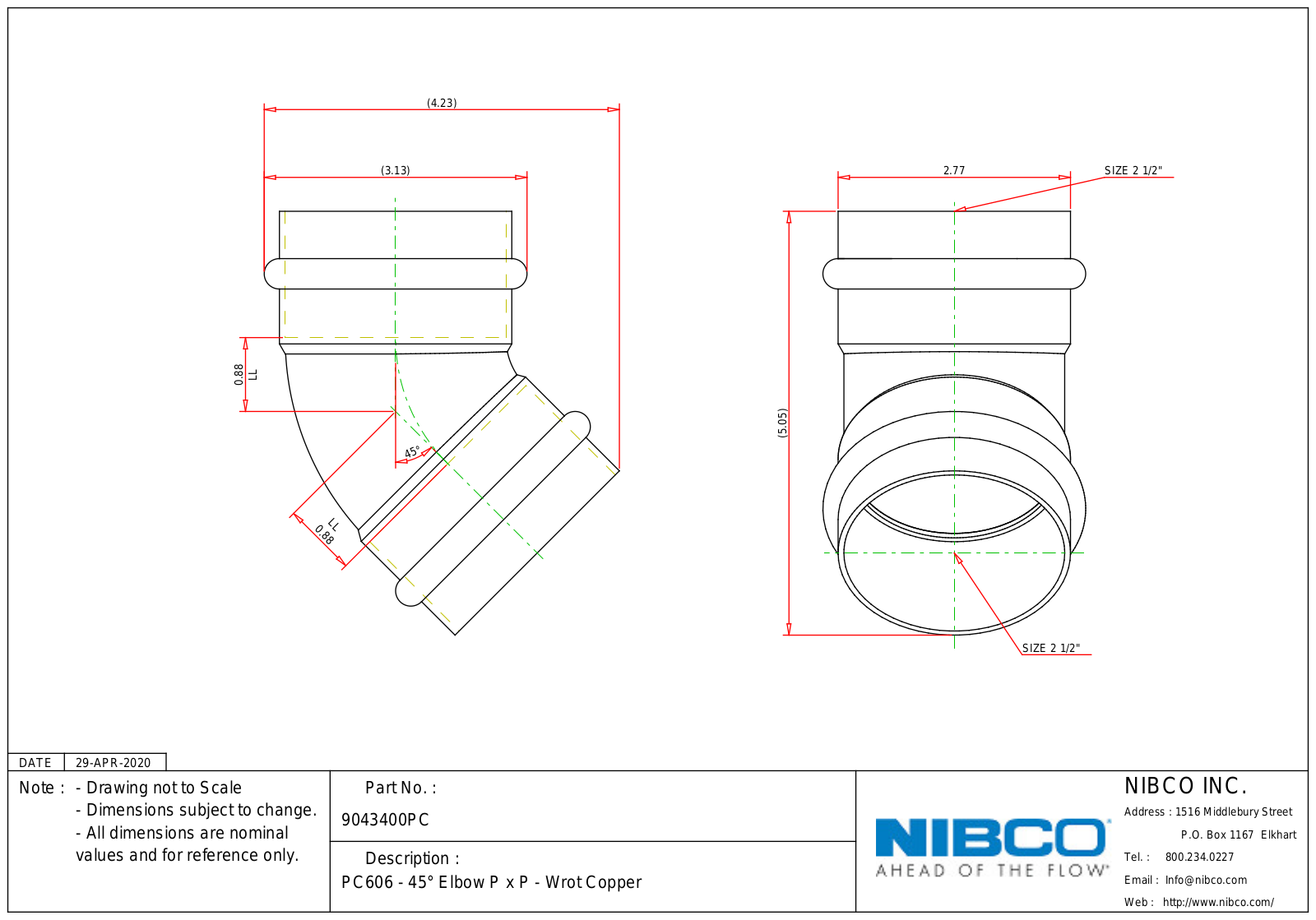 NIBCO PC606 Schematic - ManualMachine.com