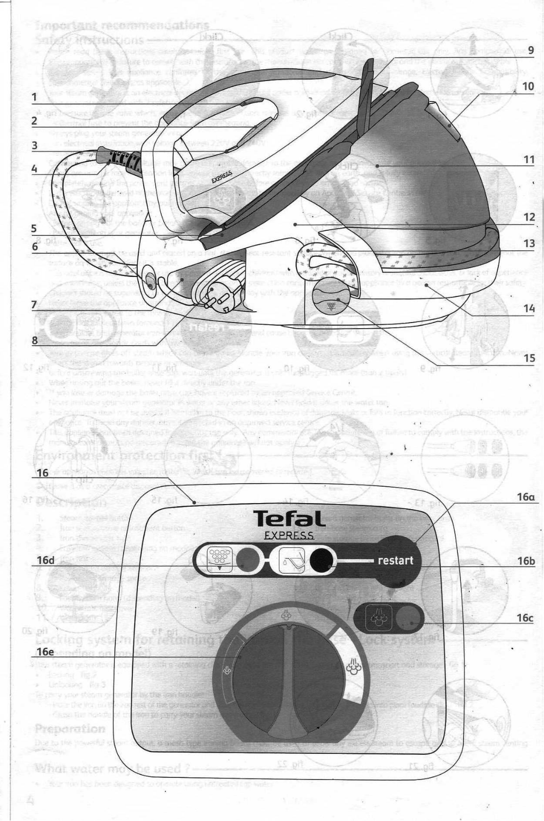 Tefal GV 7120 User Manual