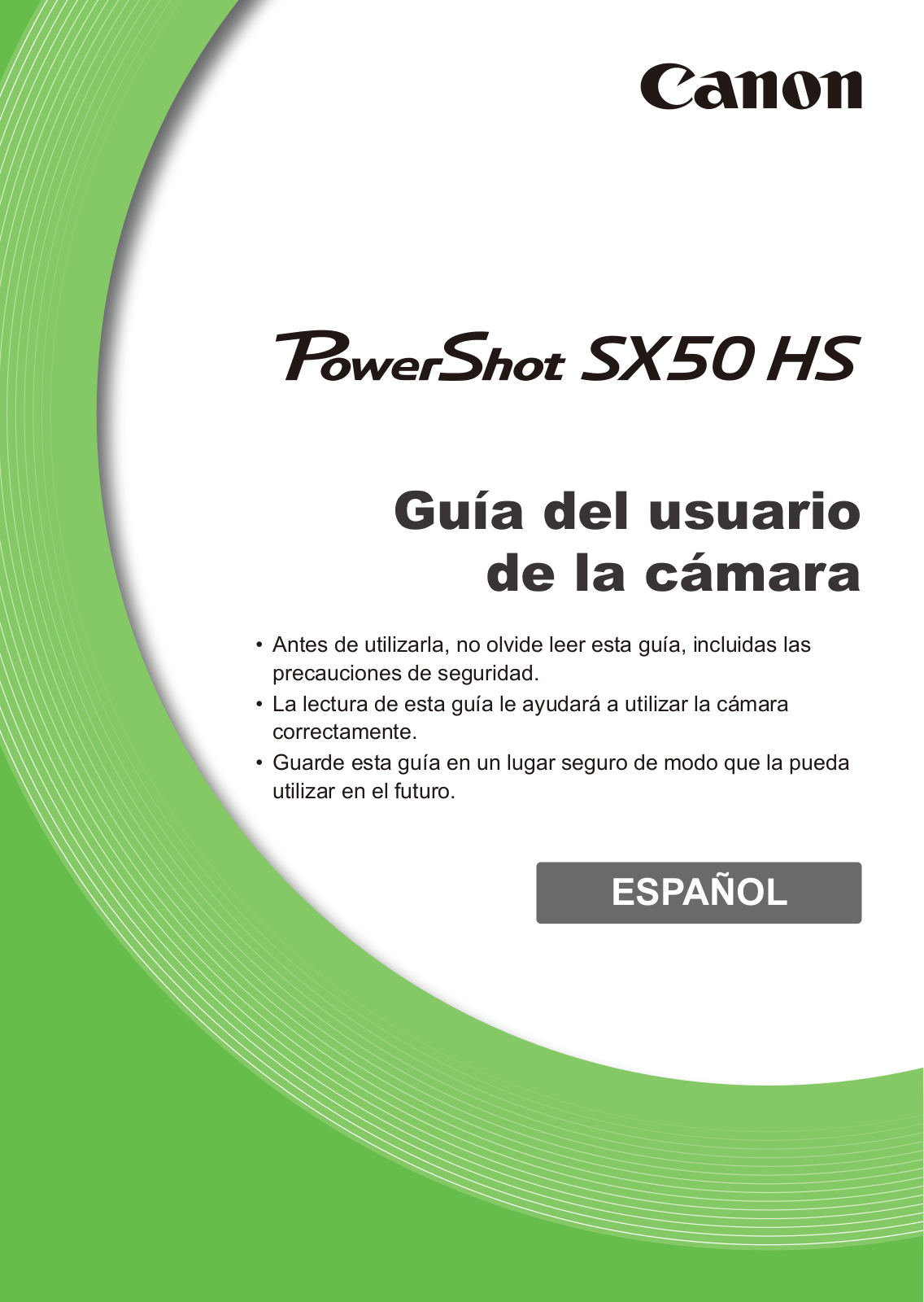 Canon SX50 HS User Manual