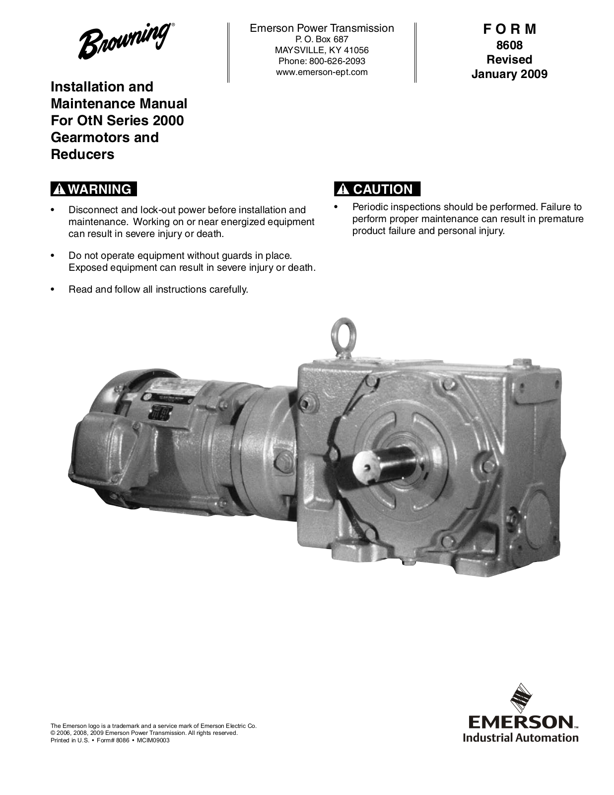 Browning OtN-2000 User Manual