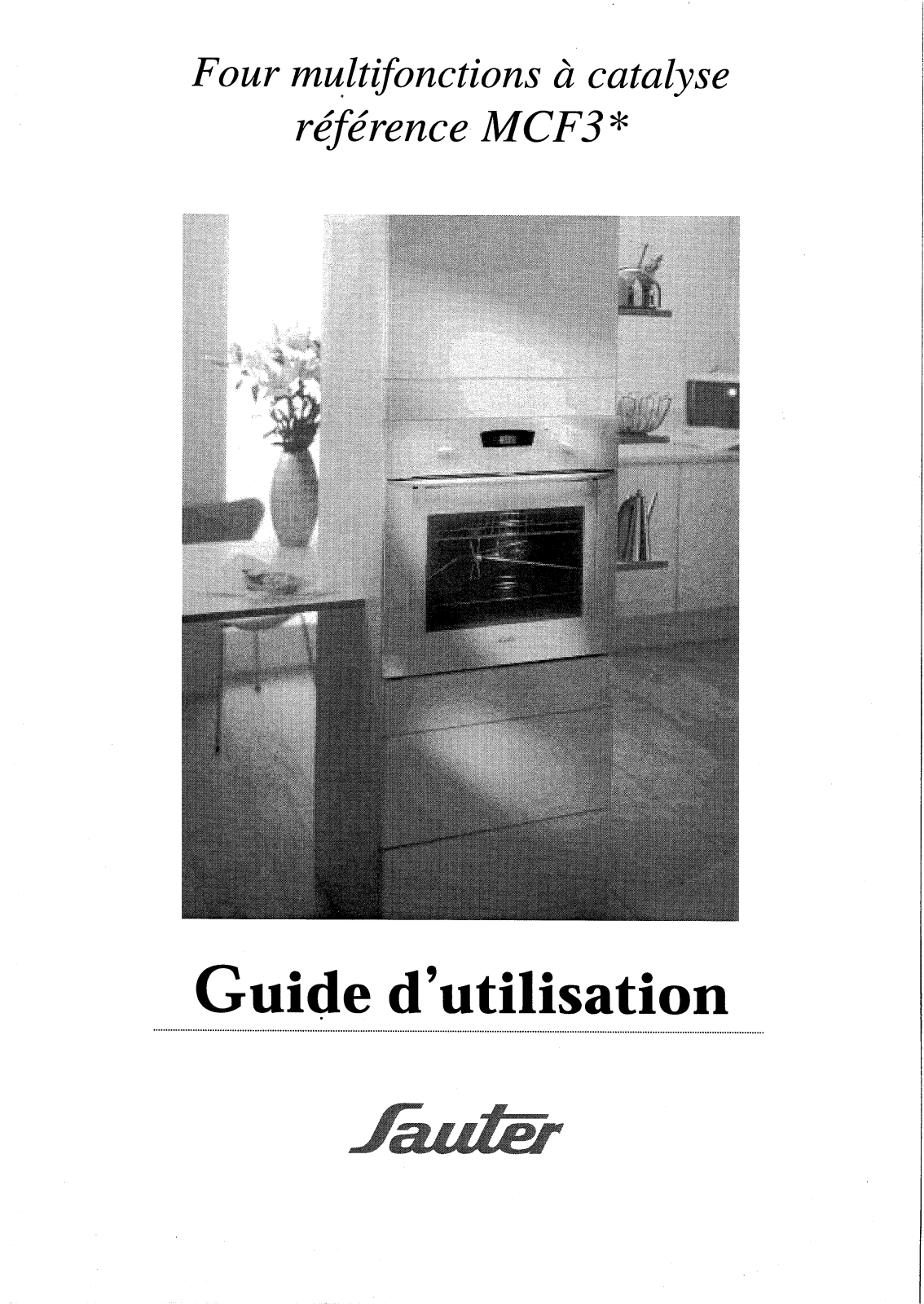 SAUTER MCF3B User Manual