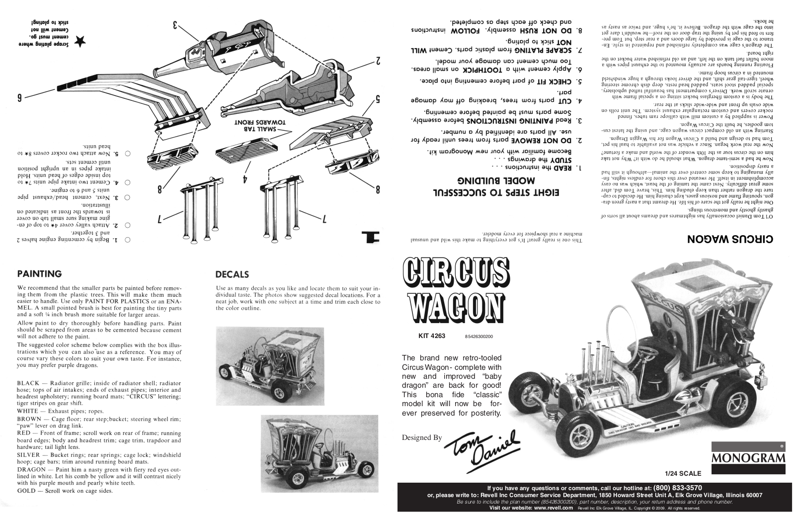 REVELL Tom Daniel Circus Wagon User Manual