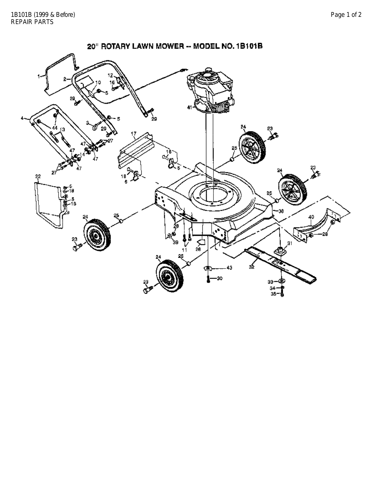 AYP 2B151A Parts List - ManualMachine.com