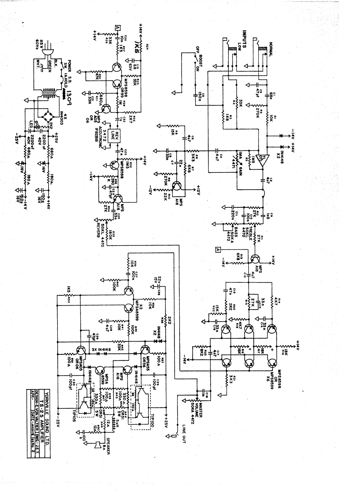 Traynor ts125 iss2 schematic