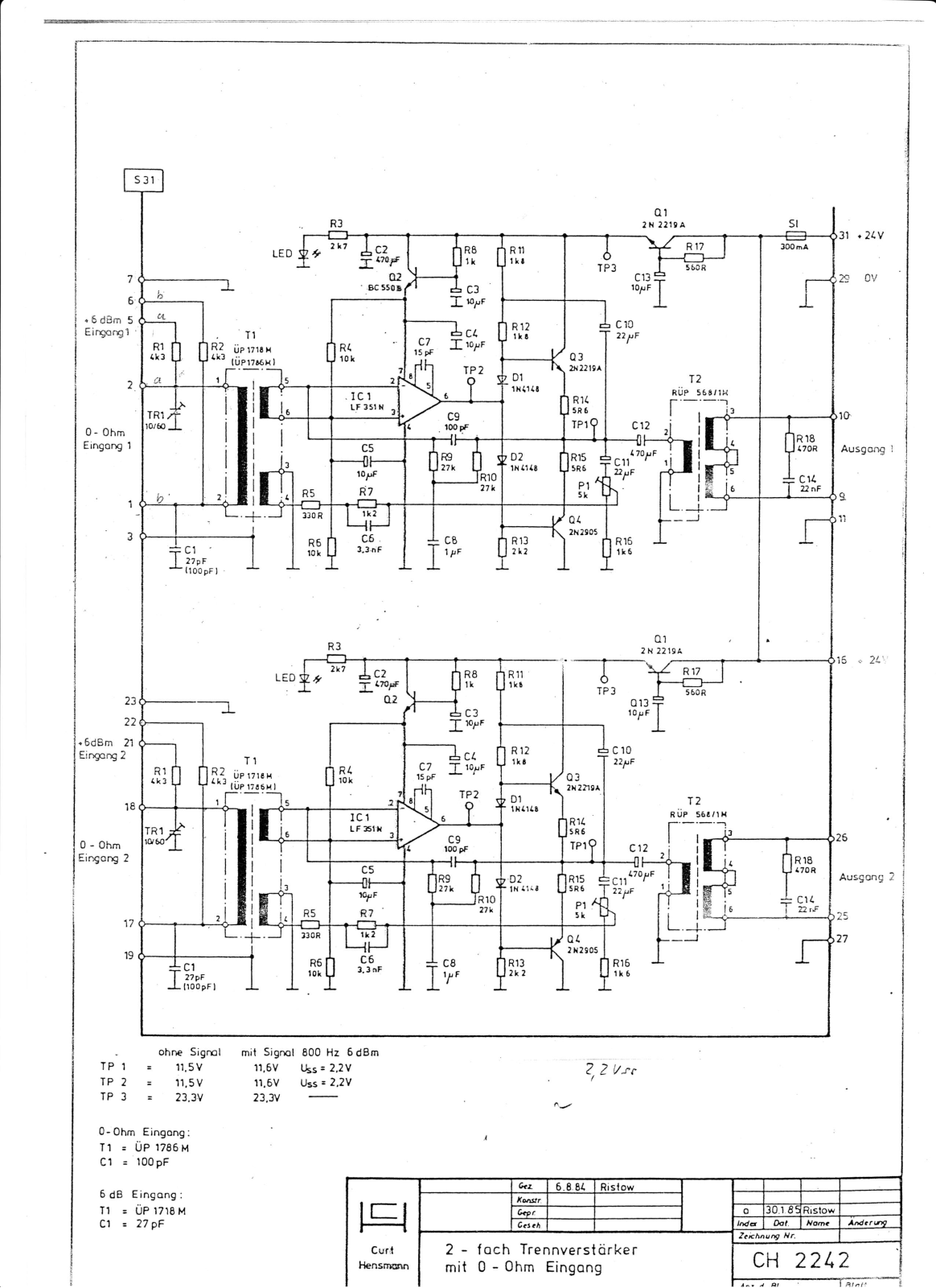 Other C CurtHensmann-CH2242 Schematic - ManualMachine.com