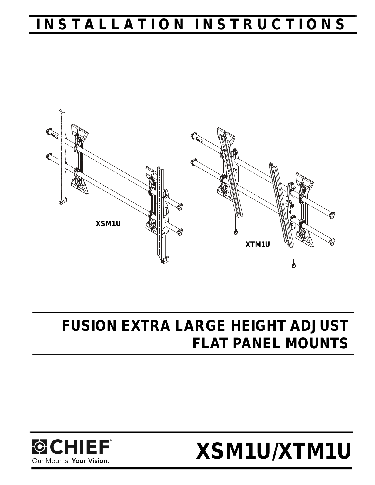 Chief XSM1U Installation Guide