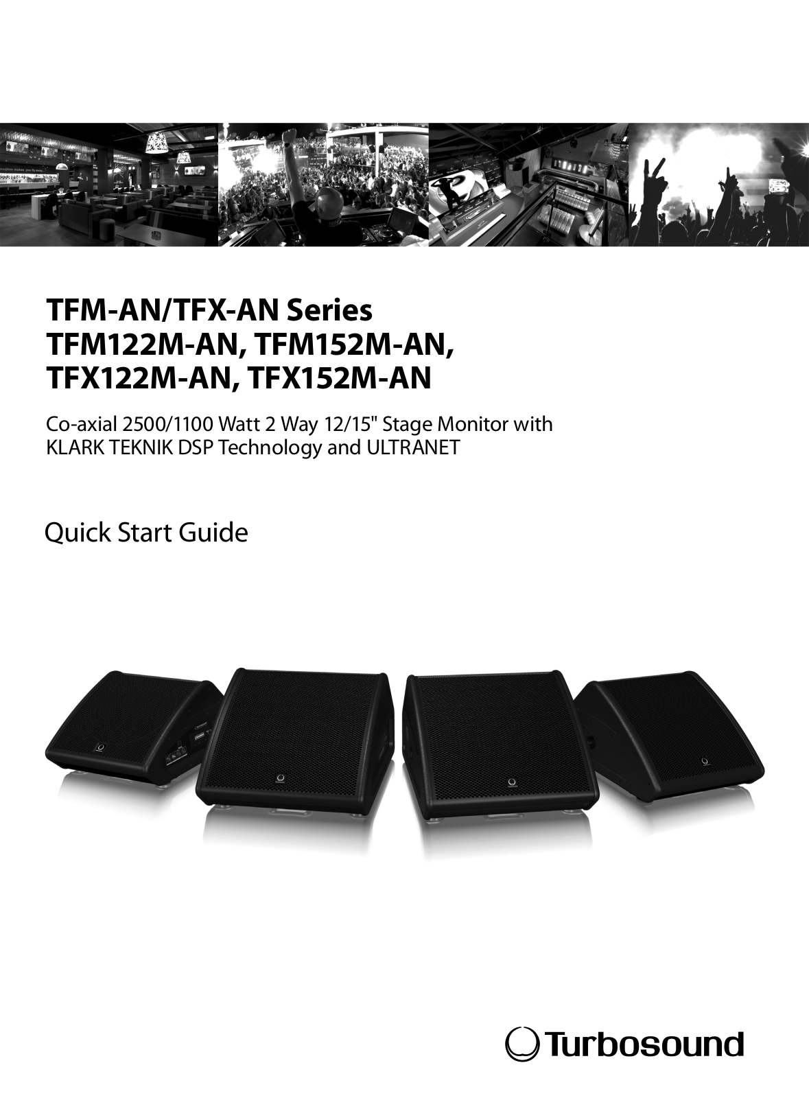 Turbosound TFX122M-AN Quick Start Guide