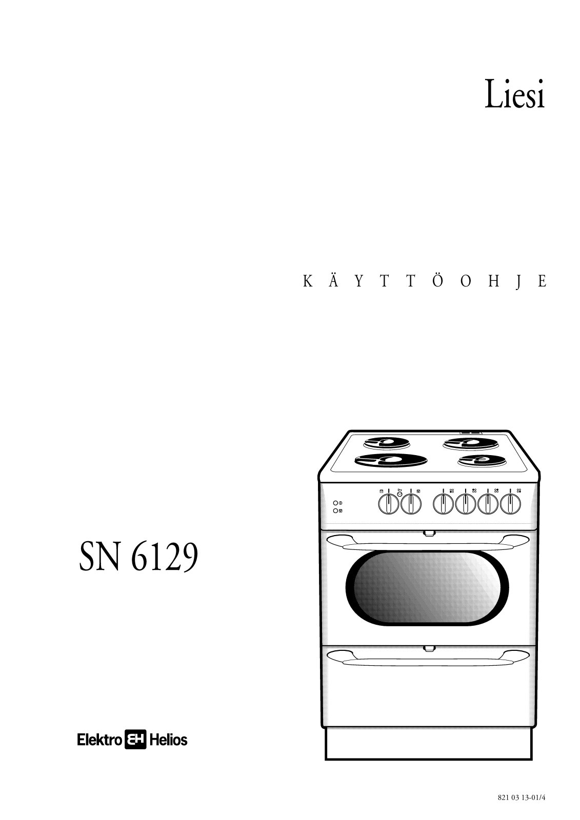 Elektro helios SN6129 User Manual