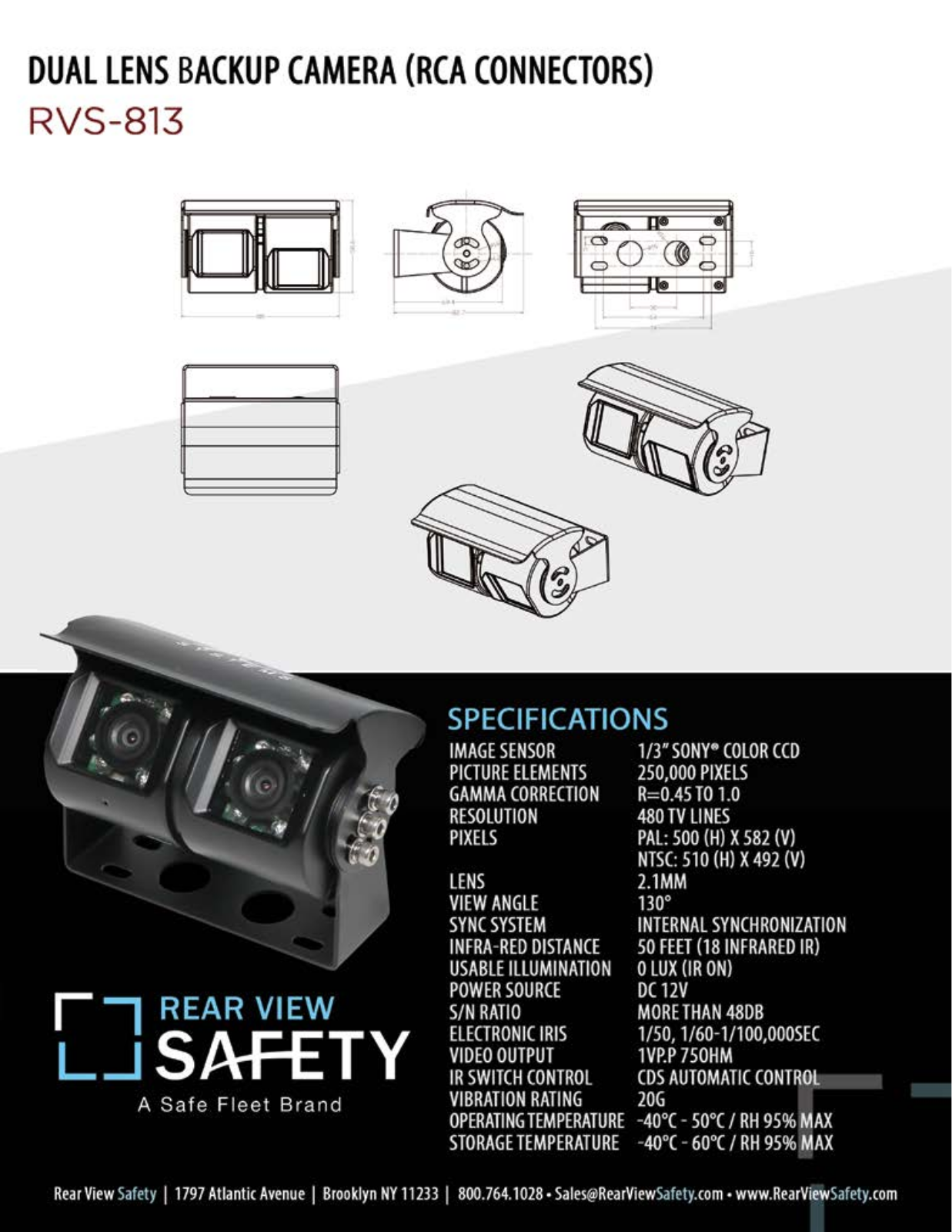 RVS Systems RVS-813-04, RVS-813 Specsheet