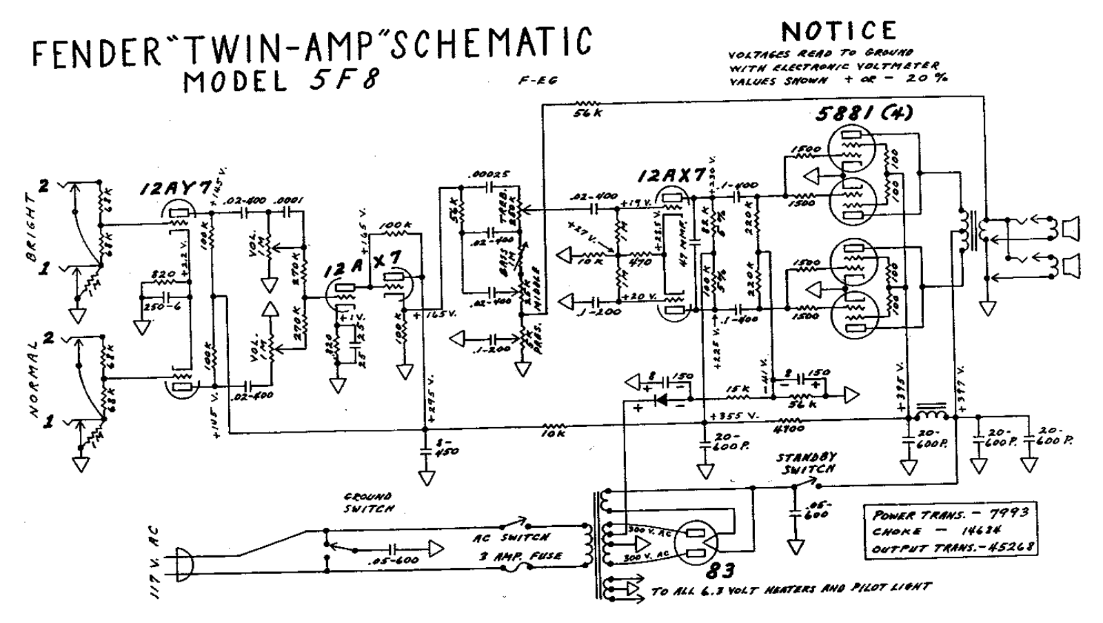 Fender 5f8 schematic