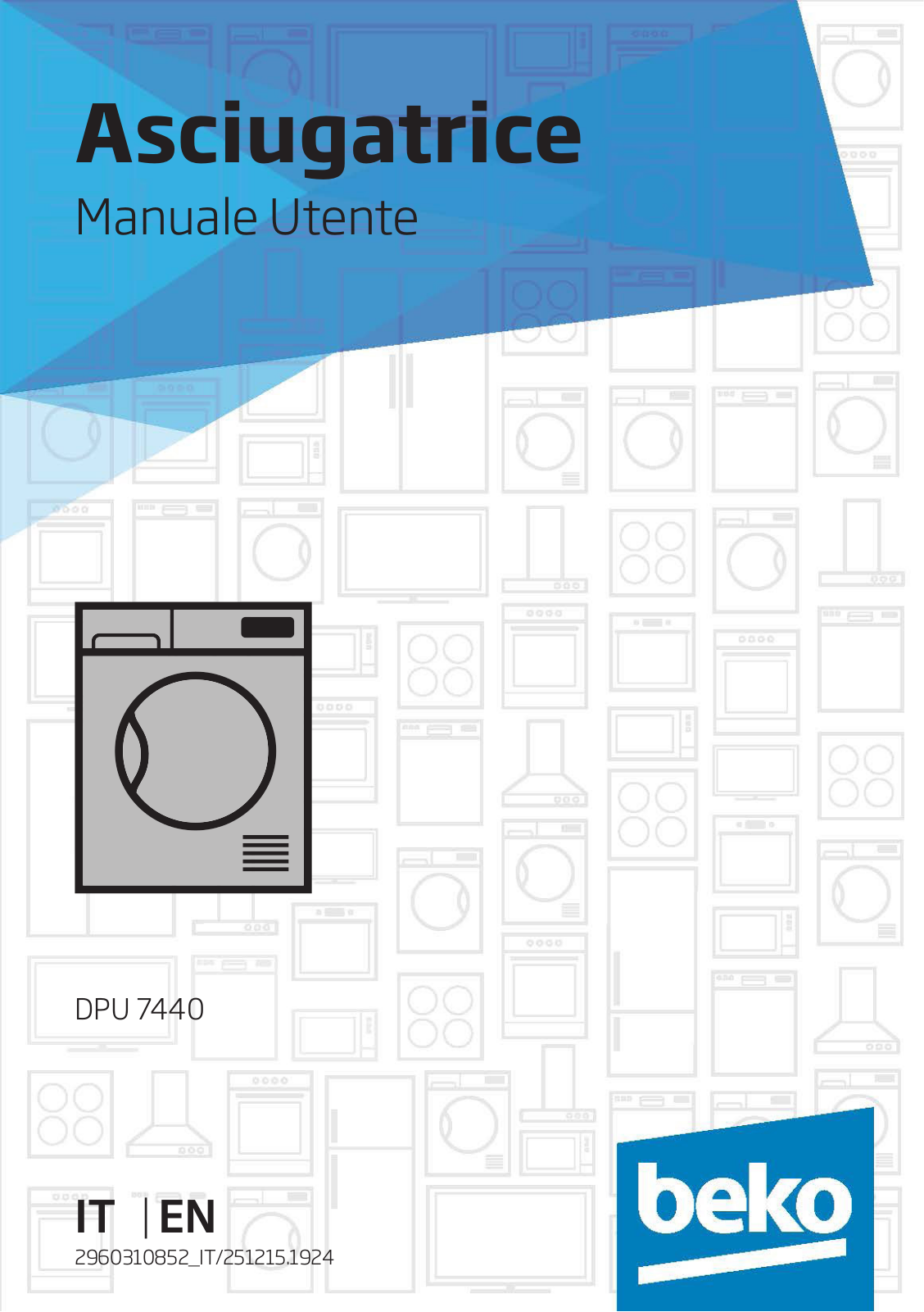 Beko DPU 7440 User manual