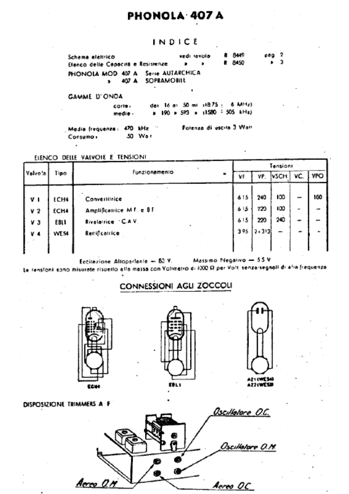 Phonola 407a schematic - ManualMachine.com