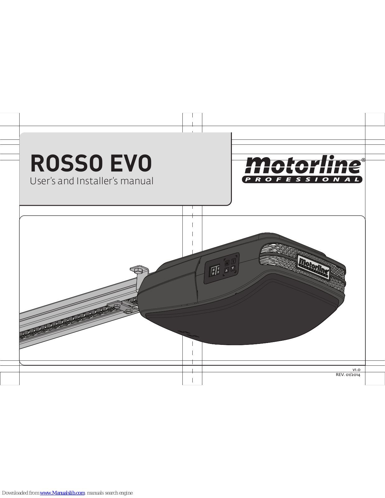 Motorline ROSSO EVO User And Installation Manual