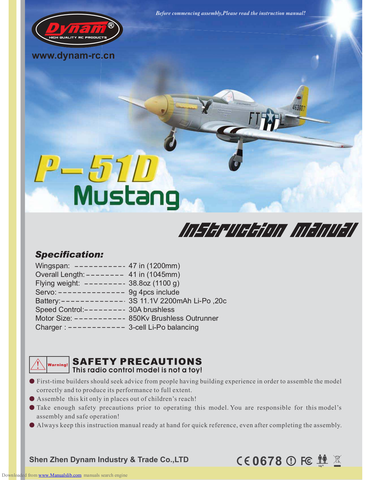 Dynam DY8939 User guide - ManualMachine.com