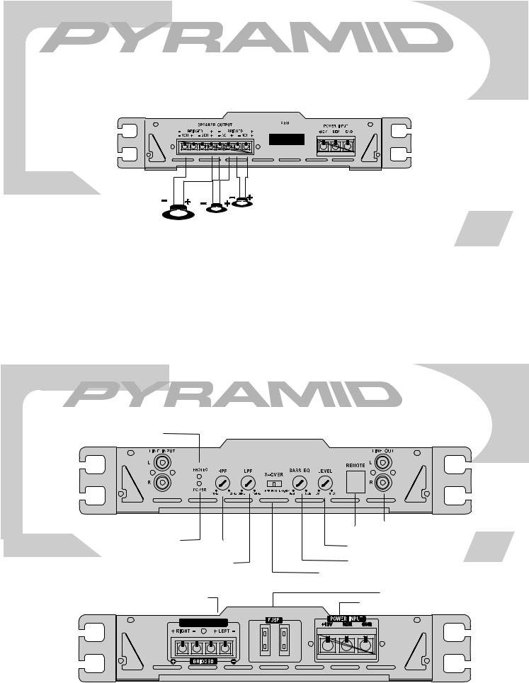 Pyramid Car Audio PB844, PB744, PB1644 User Manual