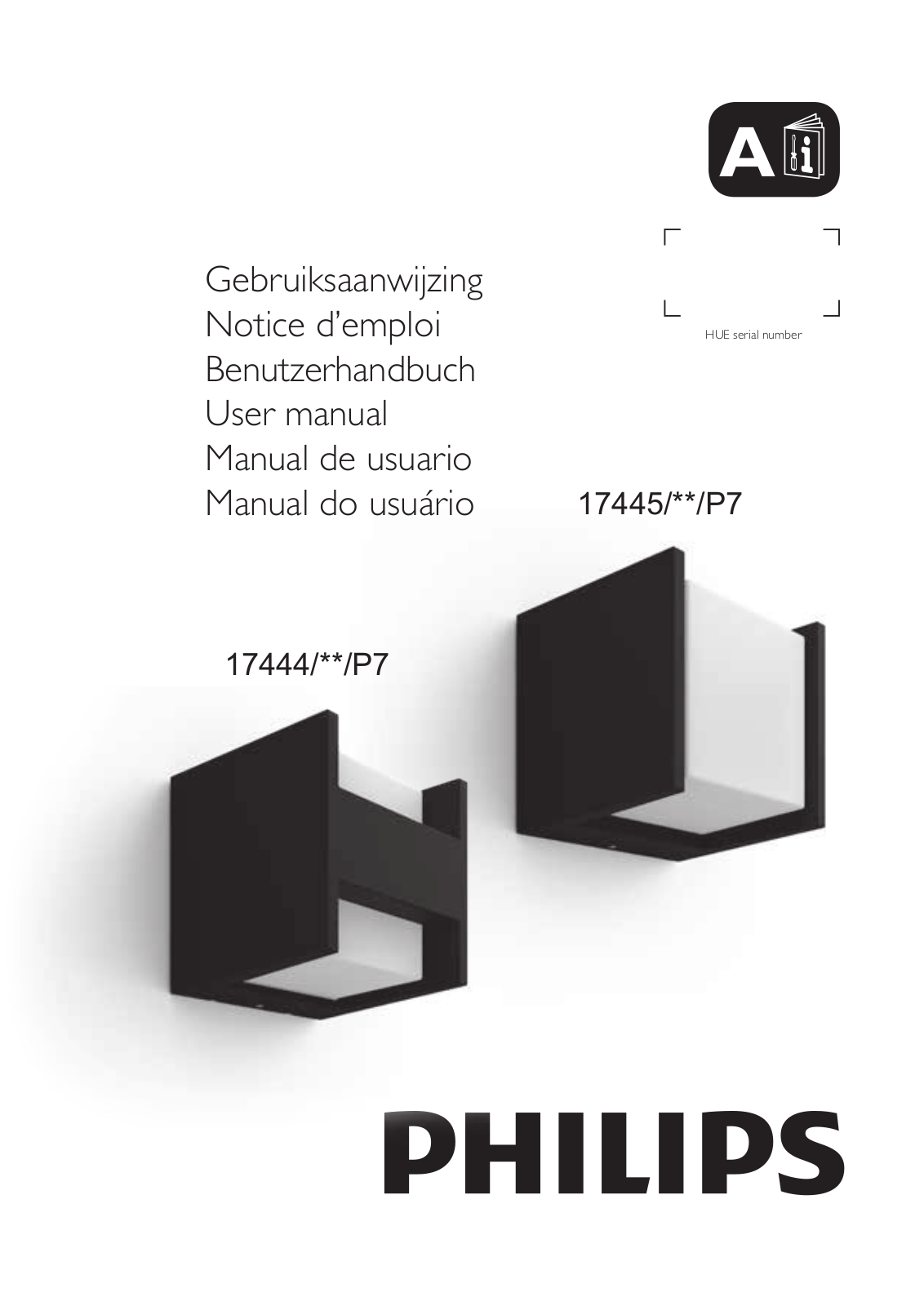 Philips Fuzo buitenwandlamp up/down User manual