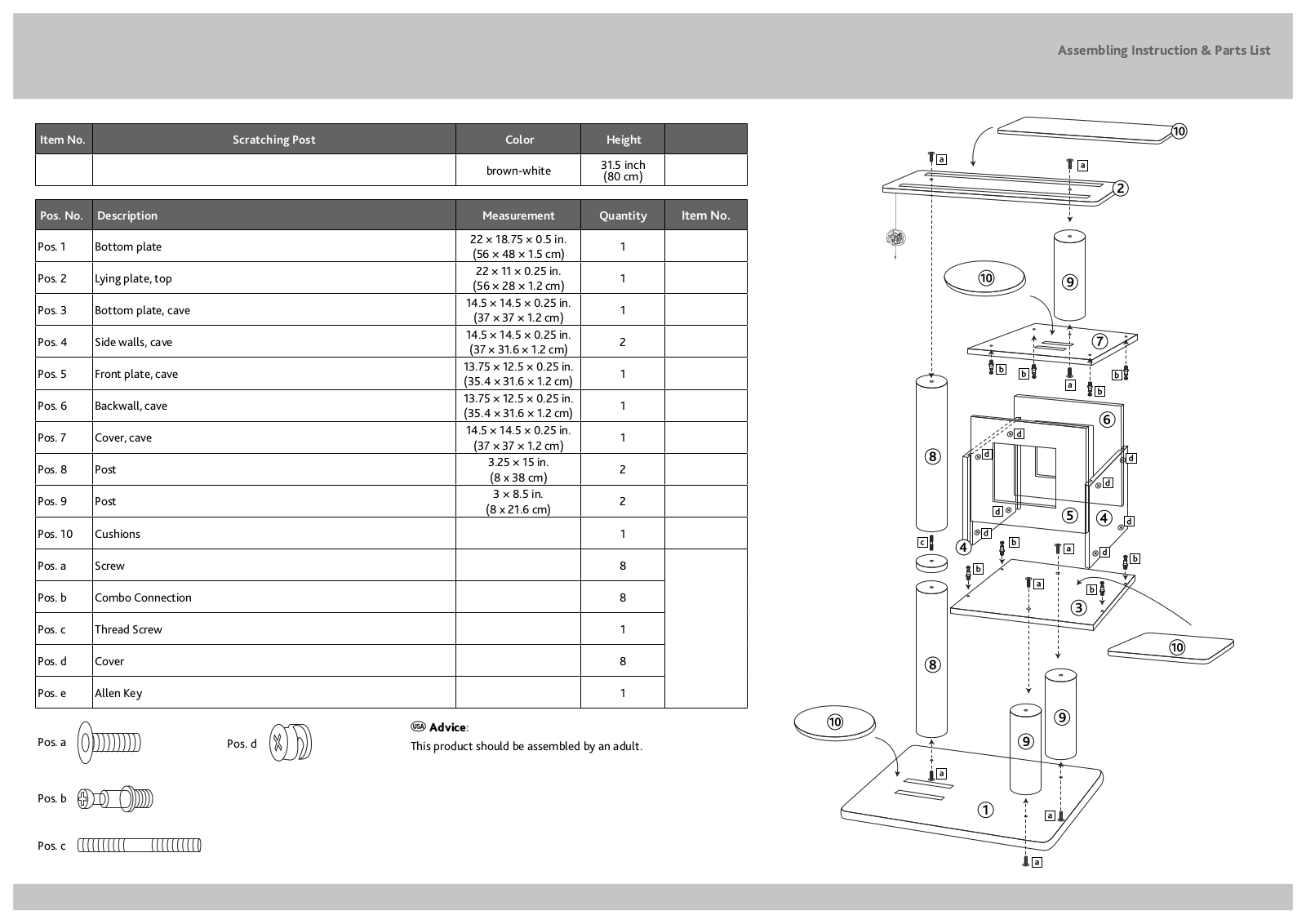 Tucker Murphy Pet™ TXI1483 Assembling Instruction - ManualMachine.com