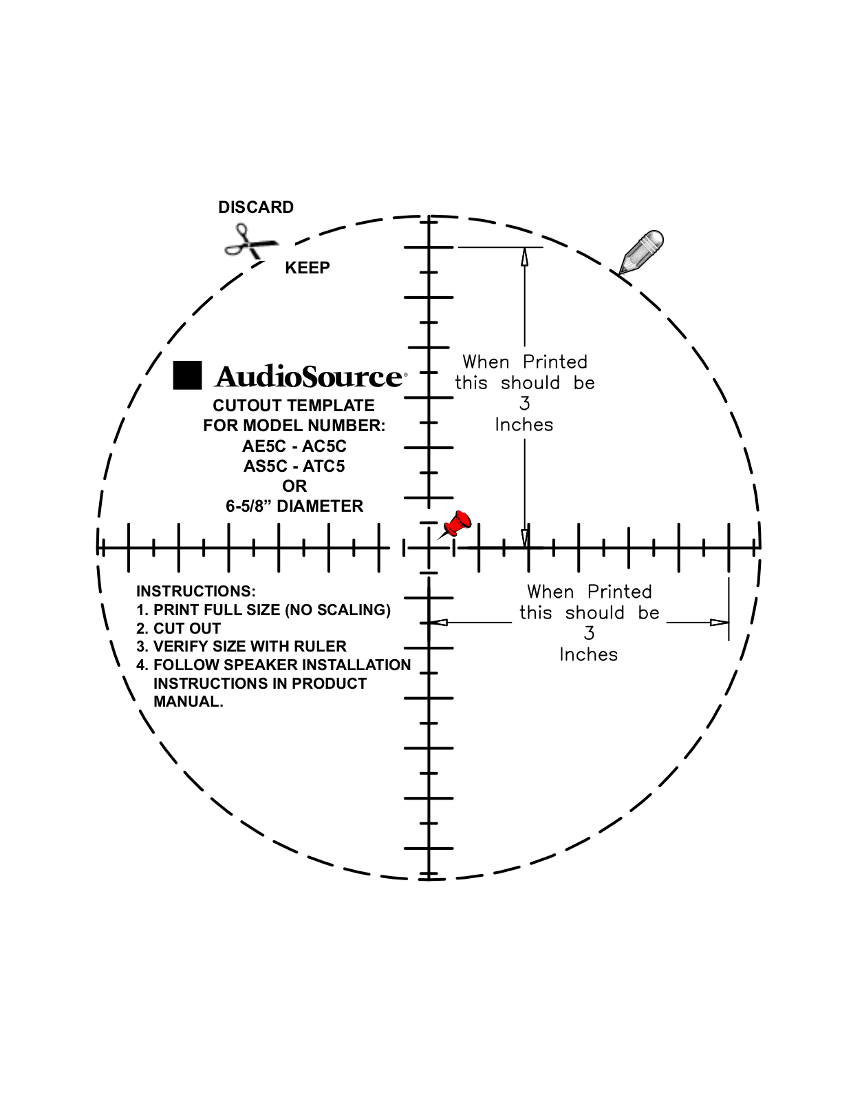 AudioSource ATC5, AD5C, 2-Way In-Ceiling Speakers, AS5c, AE5C User Manual