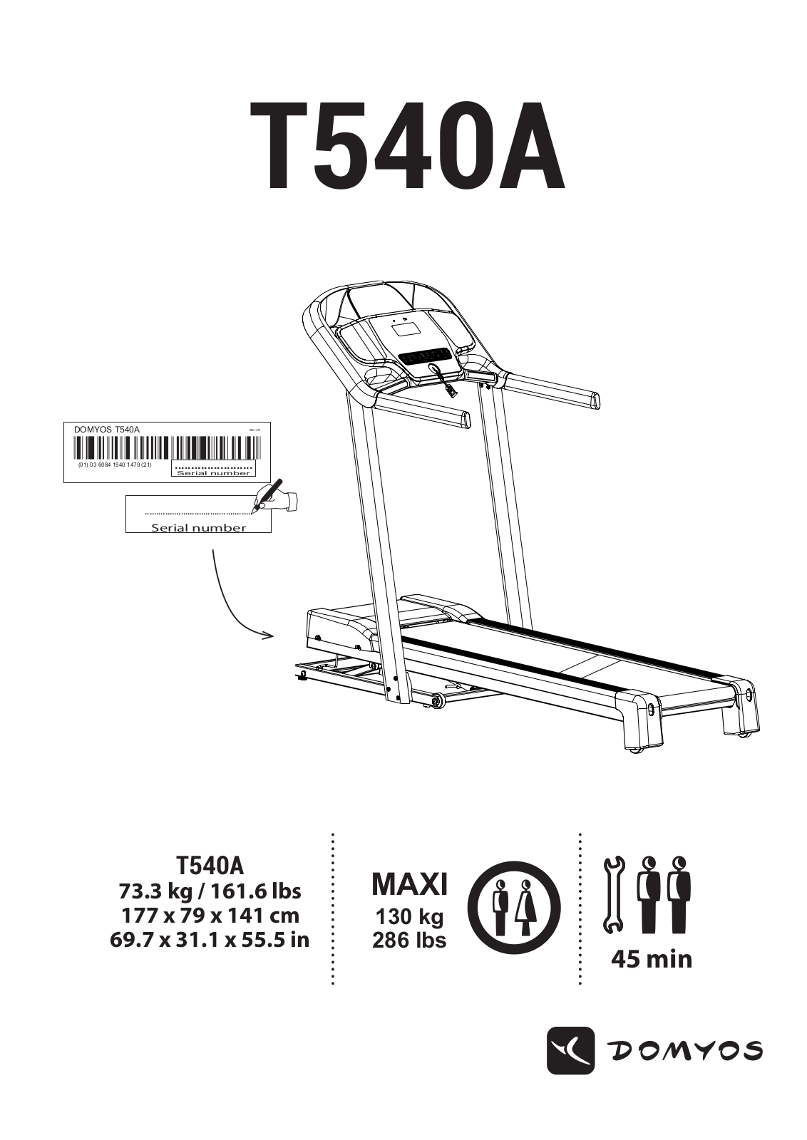 Domyos T540A User Manual