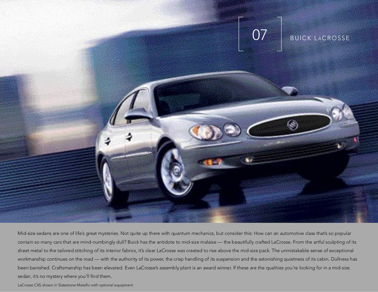 Buick La Crosse 2007 User Manual