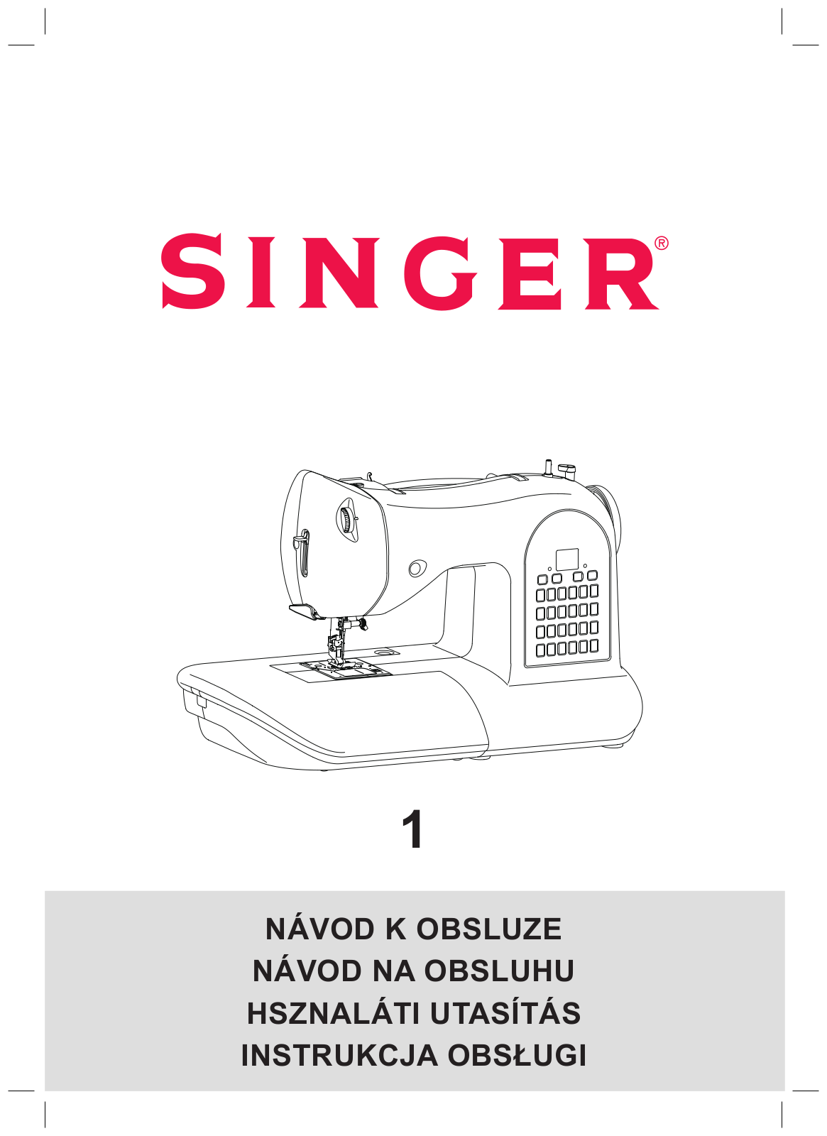 Singer One User Manual