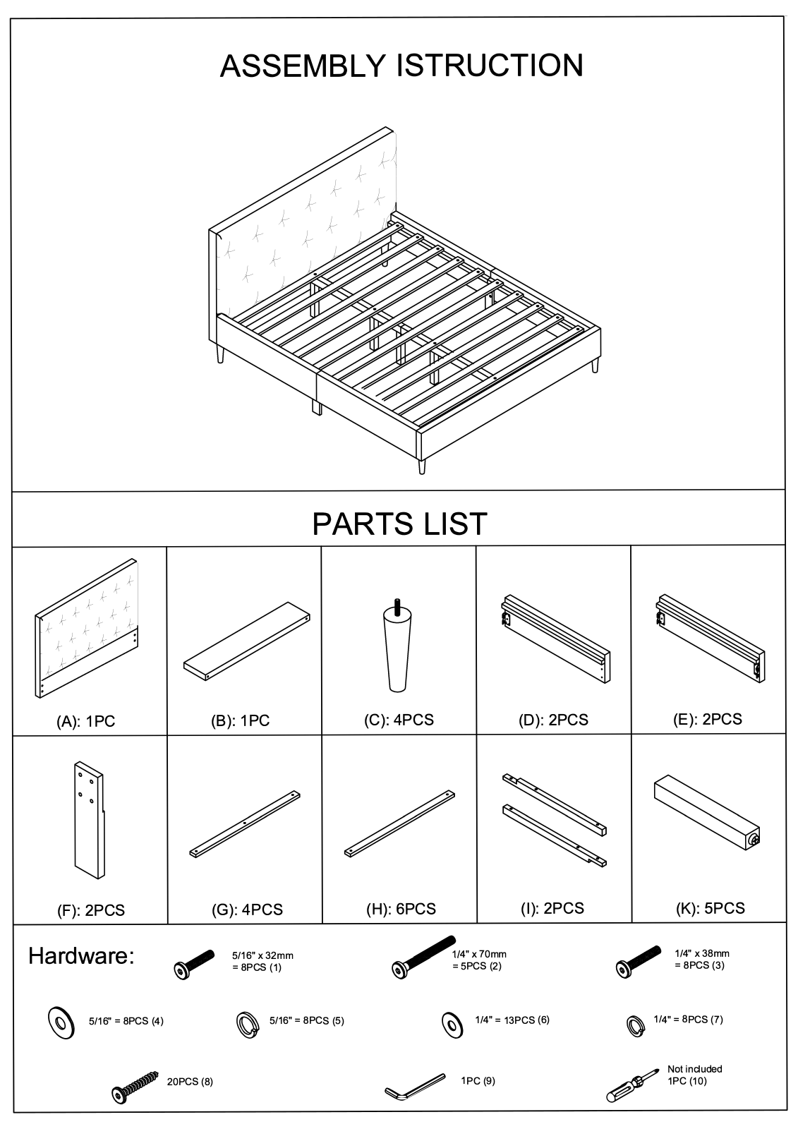Zipcode Design W003503784 Installation & Assembly - ManualMachine.com