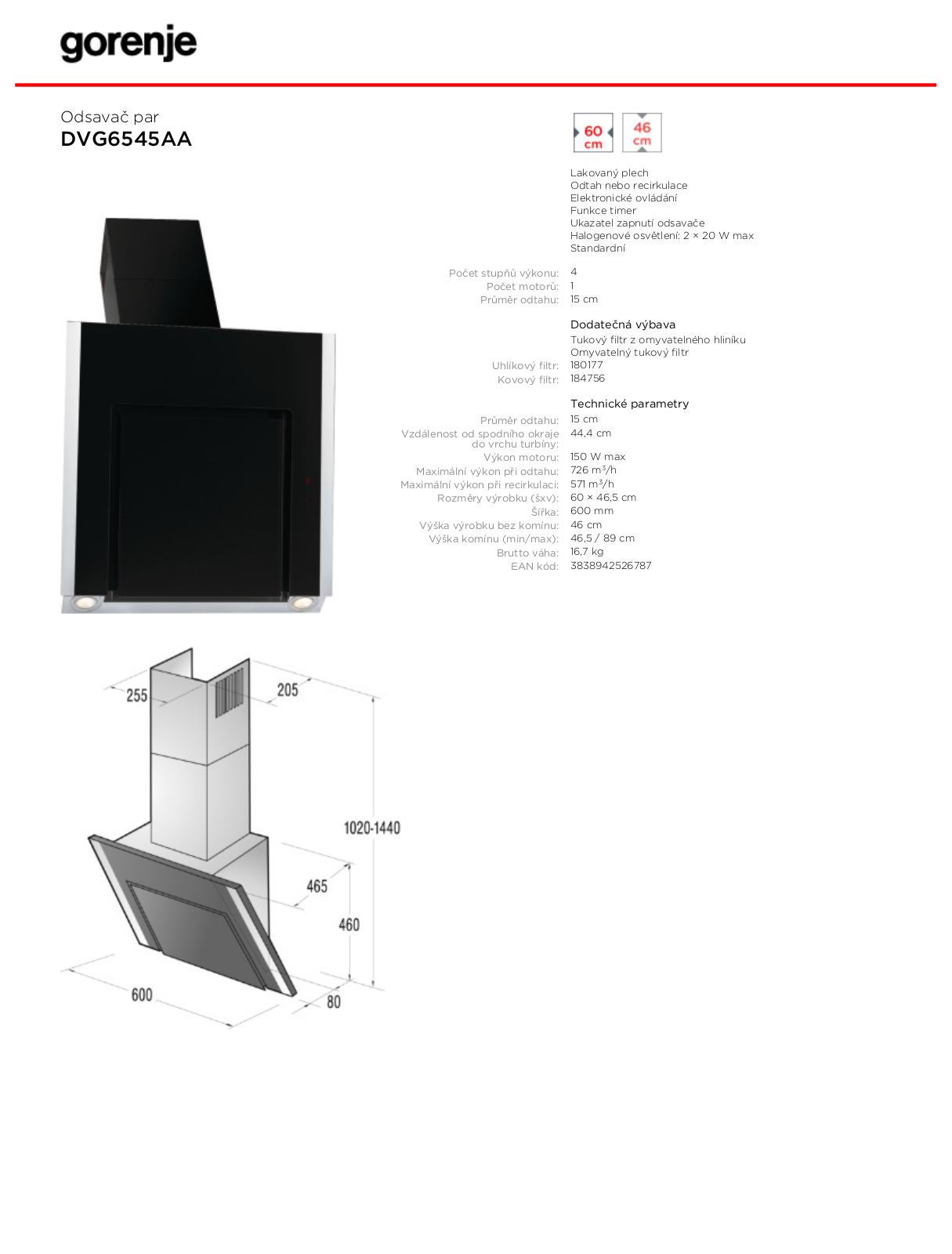 Gorenje DVG6545AA BROCHURE