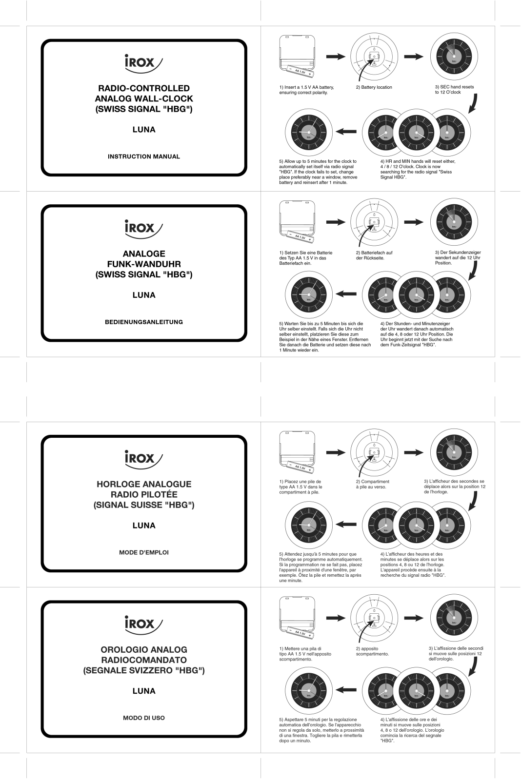 Irox LUNA User Manual