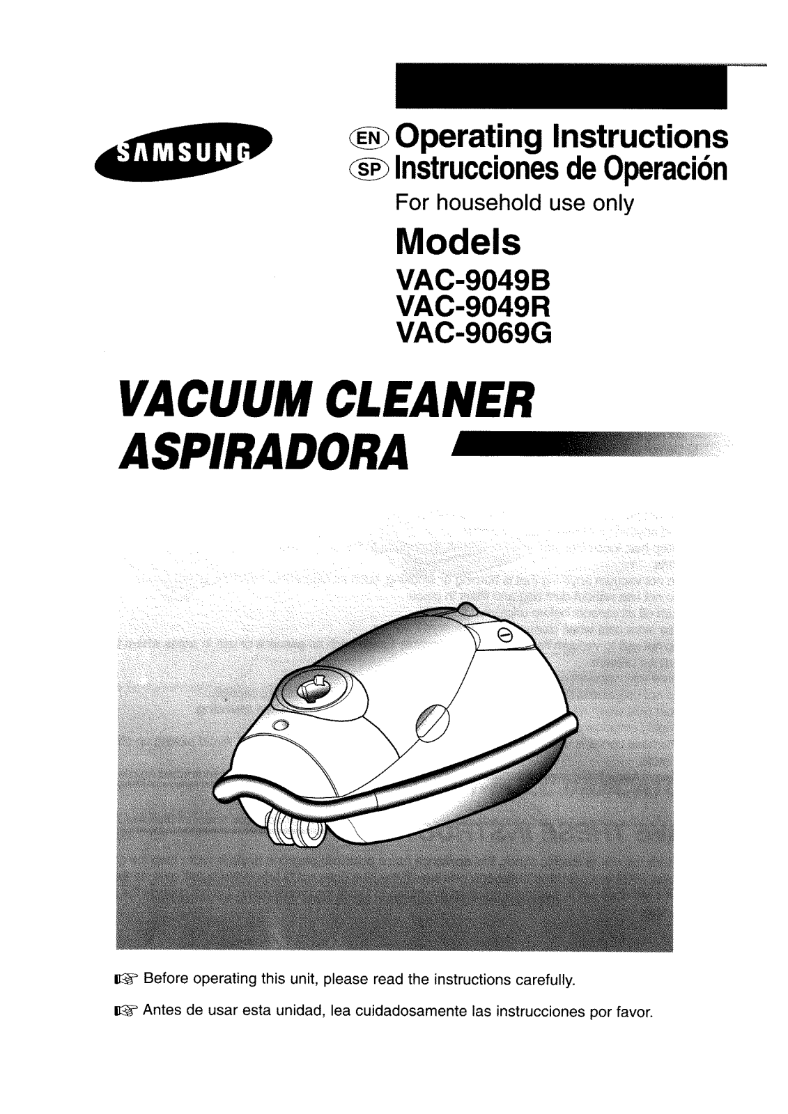 Samsung VAC-9069G User Manual