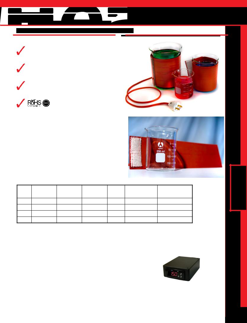 BriskHeat X2J-GBH0250-1, X2J-GBH0400-1, X2J-GBH0600-1, X2J-GBH1000-1 Data Sheet